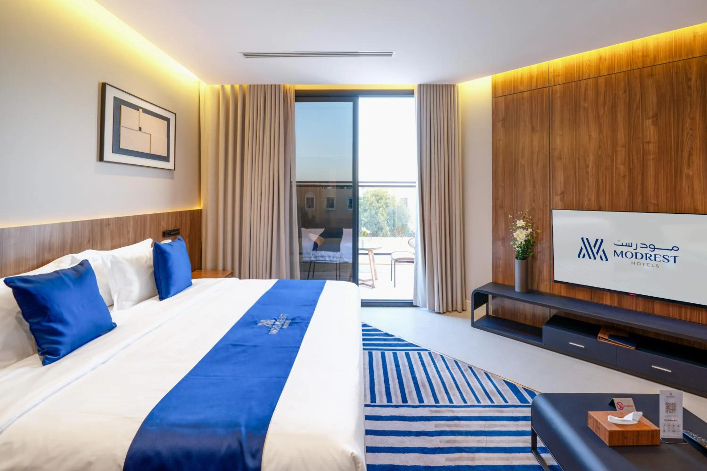 Bed in Modrest Hotel