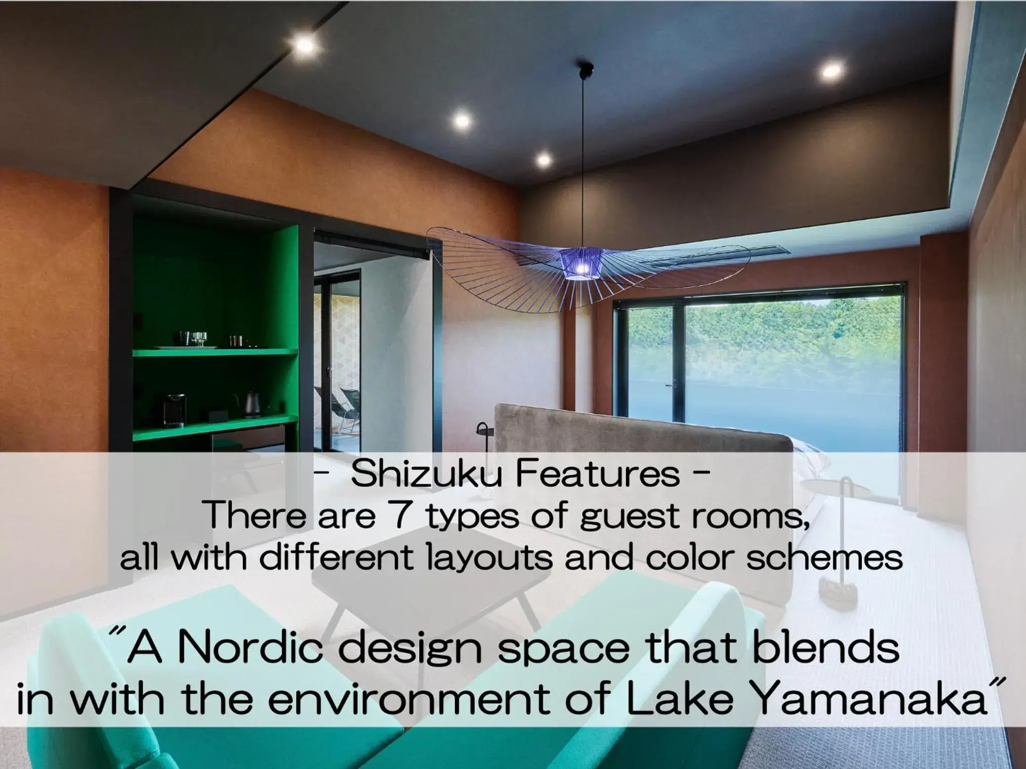 Text overlay in Mt Fuji View and Private Sauna Ryokan Shizuku Text overlay in Mt Fuji View and Private Sauna Ryokan Shizuku