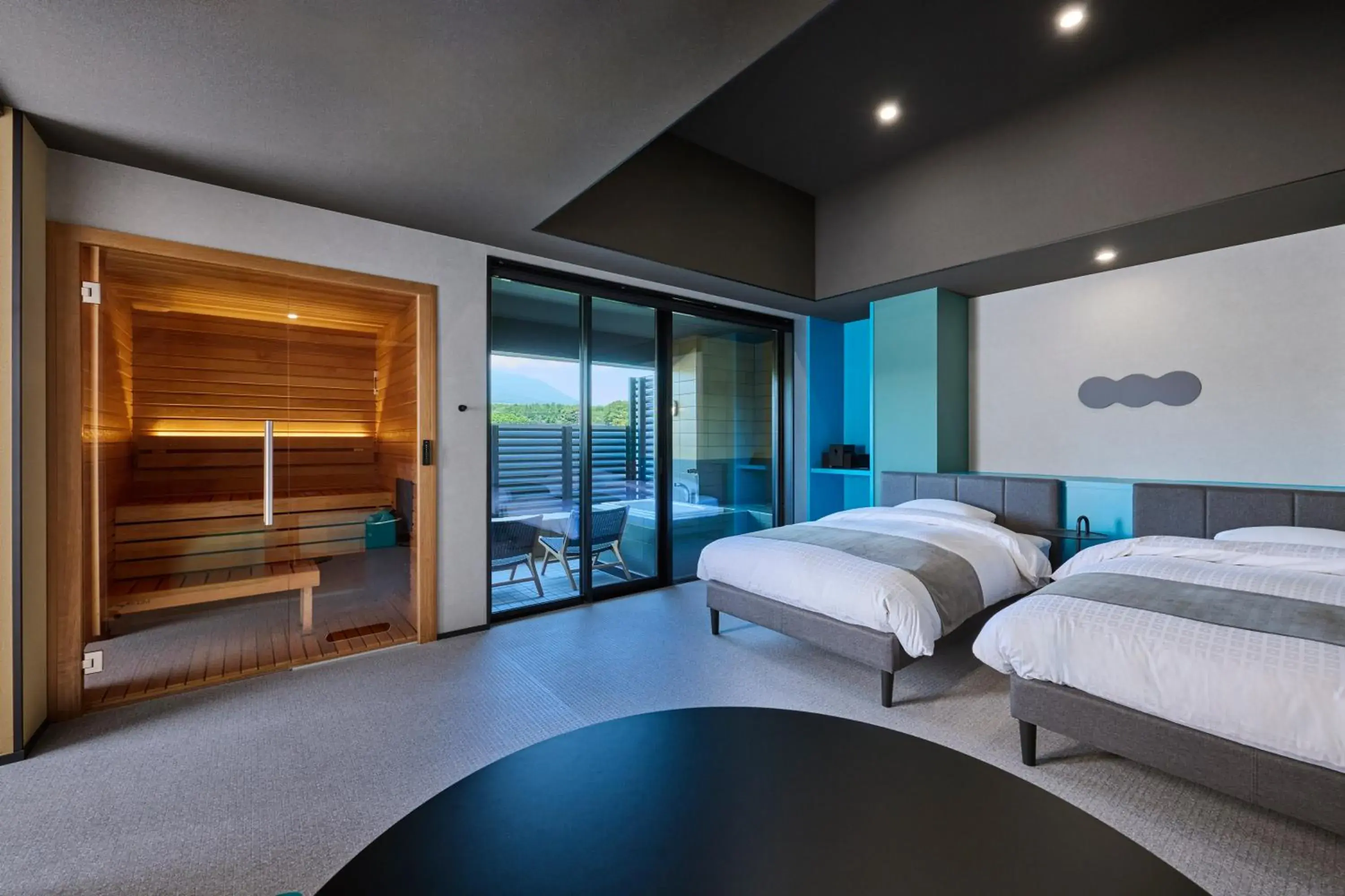 Sauna, Bed in Mt Fuji View and Private Sauna Ryokan Shizuku Sauna, Bed in Mt Fuji View and Private Sauna Ryokan Shizuku