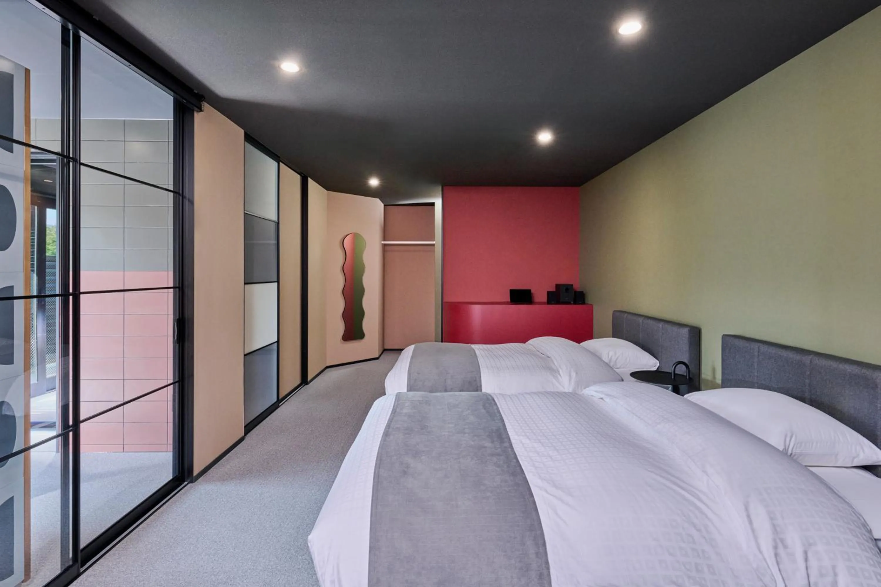 Photo of the whole room, Bed in Mt Fuji View and Private Sauna Ryokan Shizuku