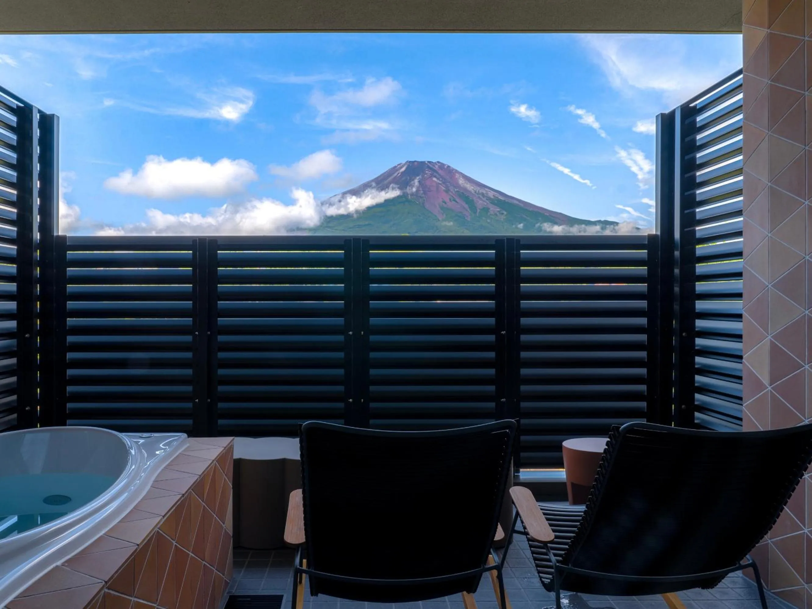 Quiet street view in Mt Fuji View and Private Sauna Ryokan Shizuku