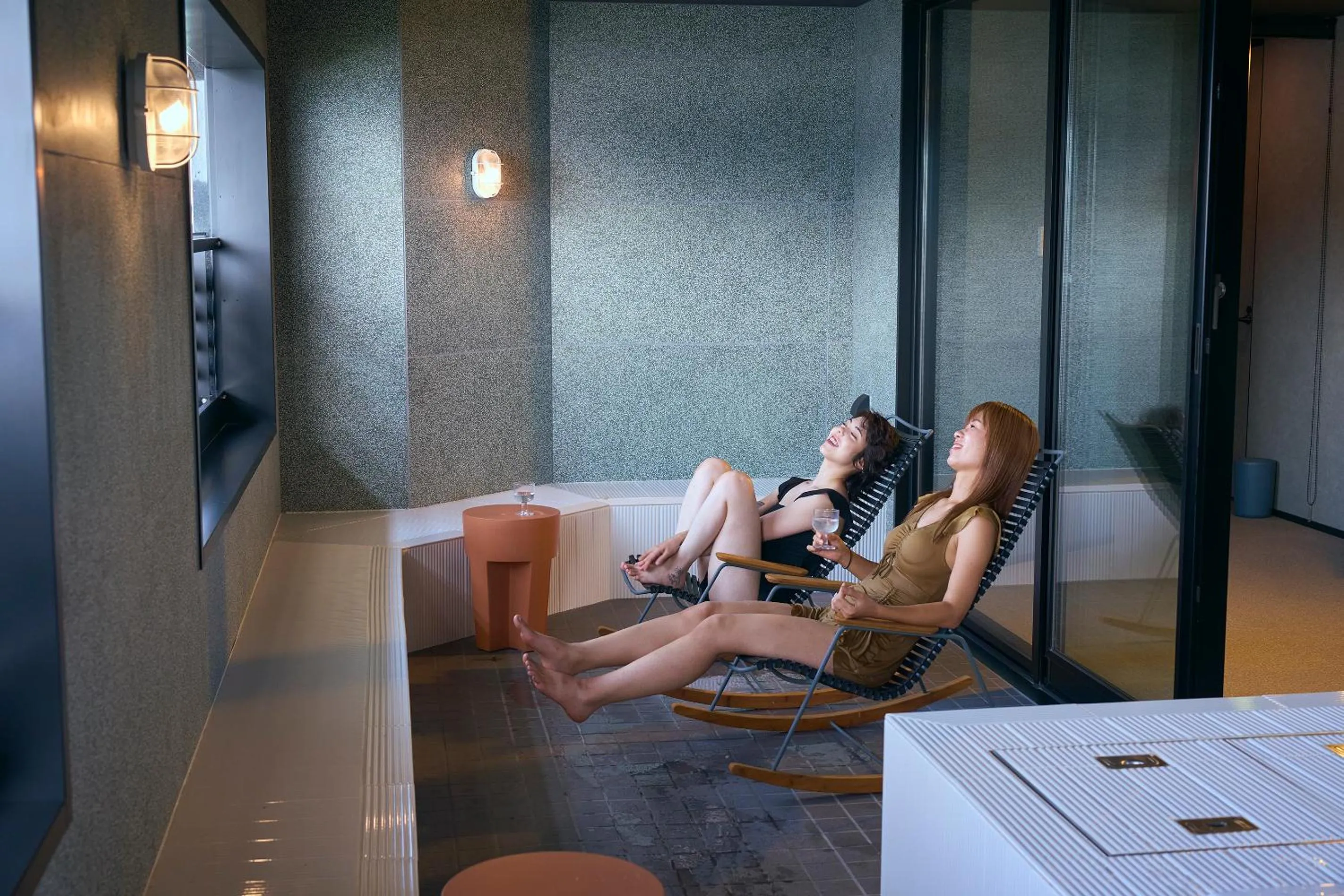 Balcony/Terrace in Mt Fuji View and Private Sauna Ryokan Shizuku