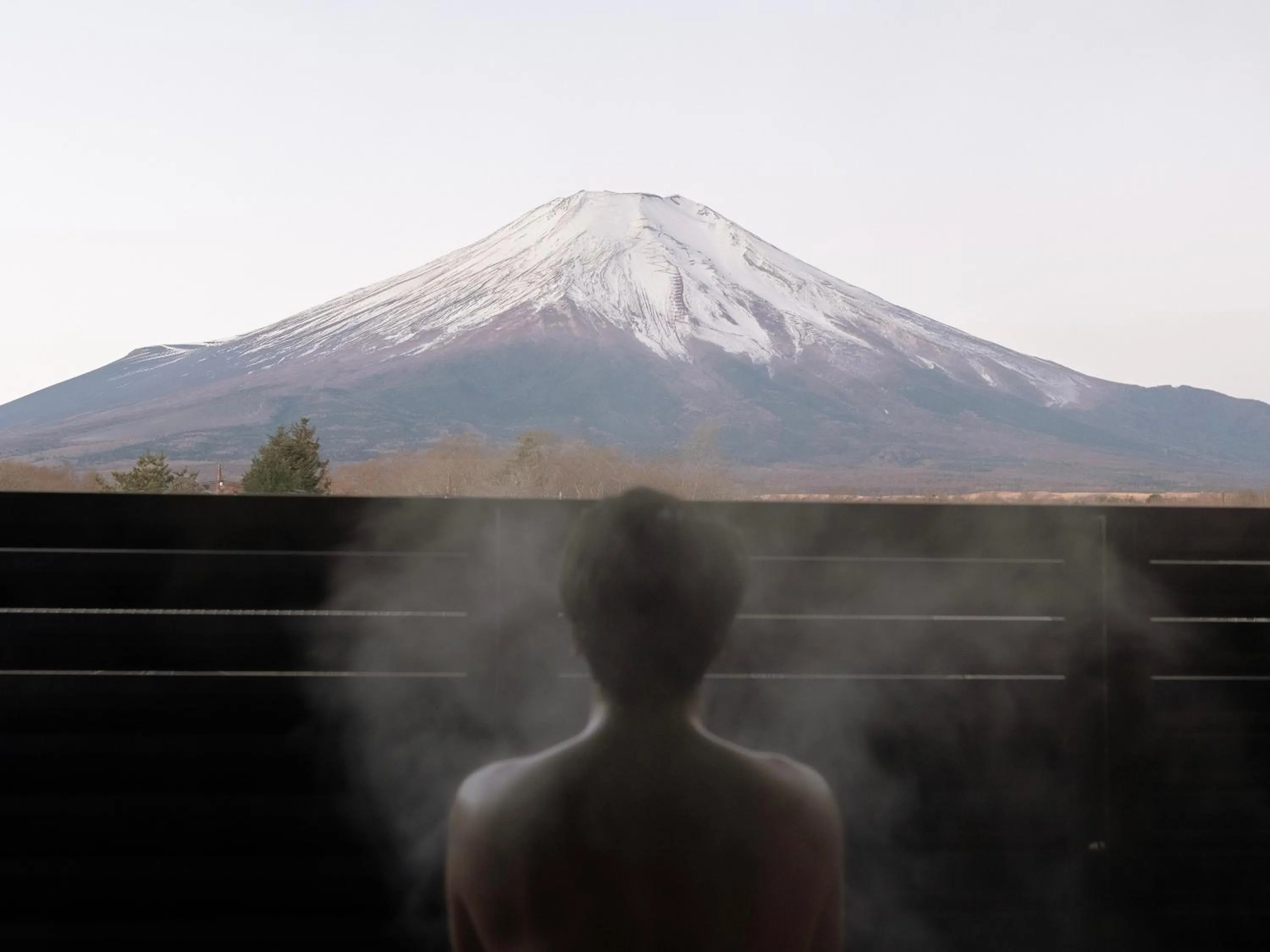 Mountain view in Mt Fuji View and Private Sauna Ryokan Shizuku