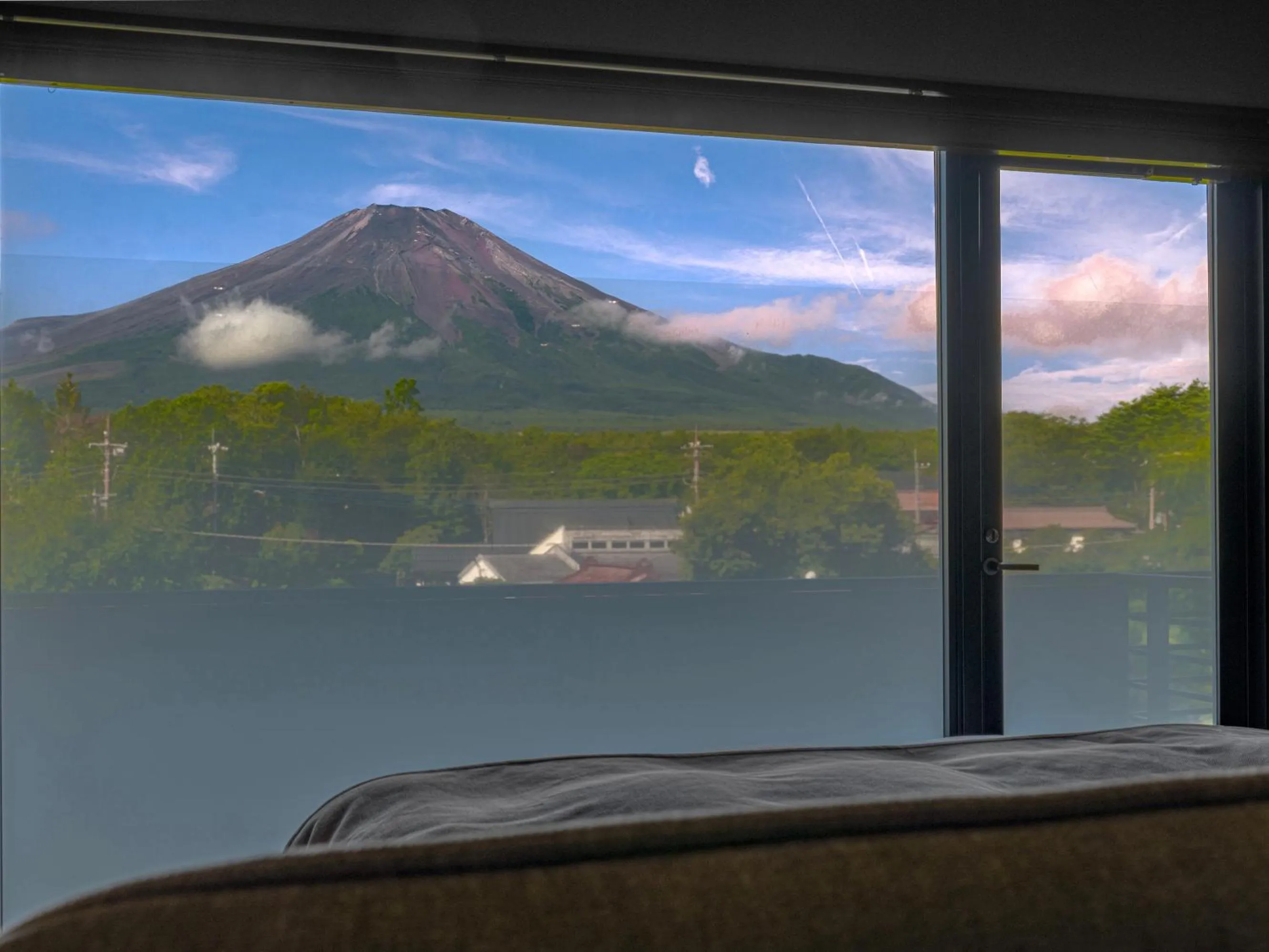 Bed in Mt Fuji View and Private Sauna Ryokan Shizuku