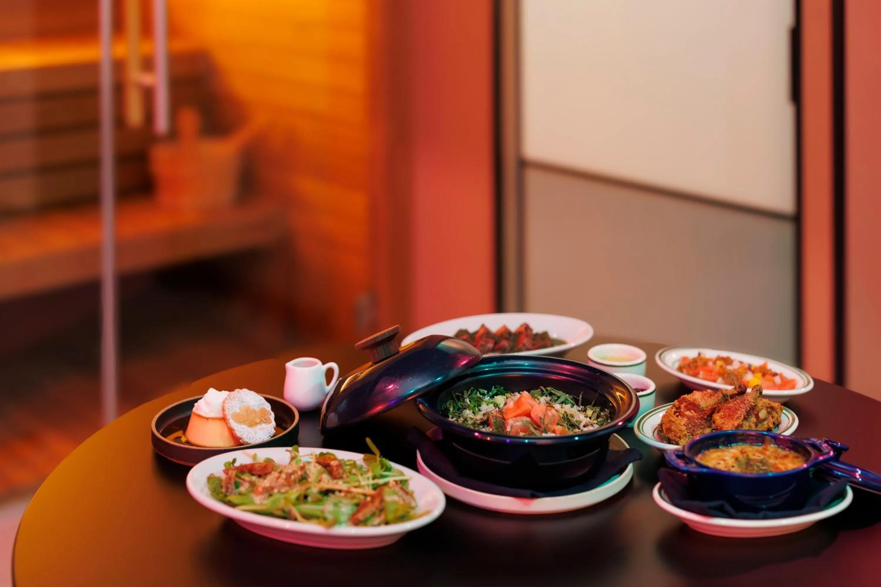 Dinner in Mt Fuji View and Private Sauna Ryokan Shizuku