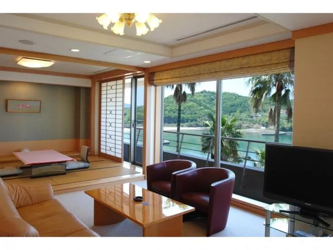 Living room in Hotel Alegria Gardens Amakusa