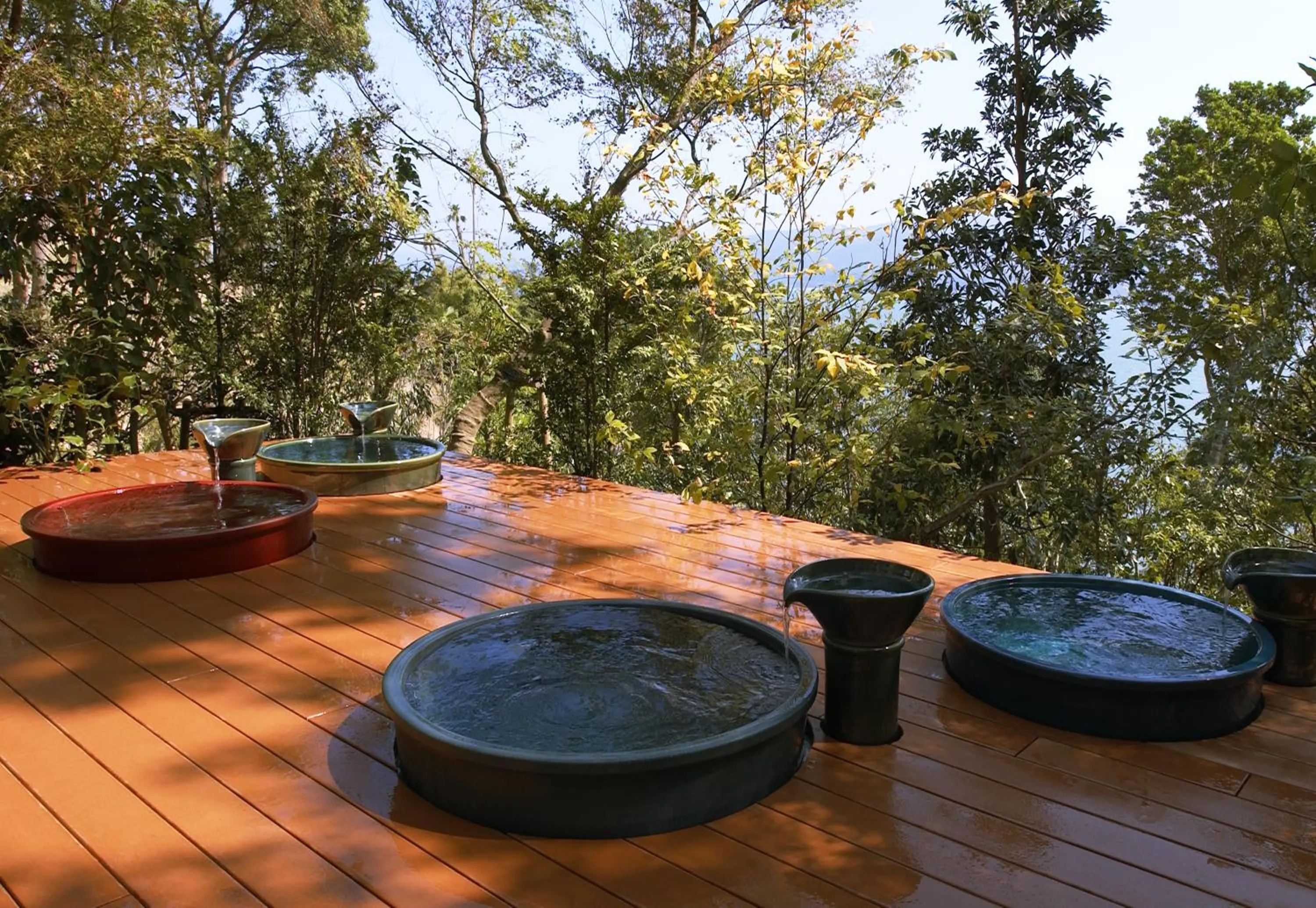 Hot Spring Bath in Hotel Alegria Gardens Amakusa