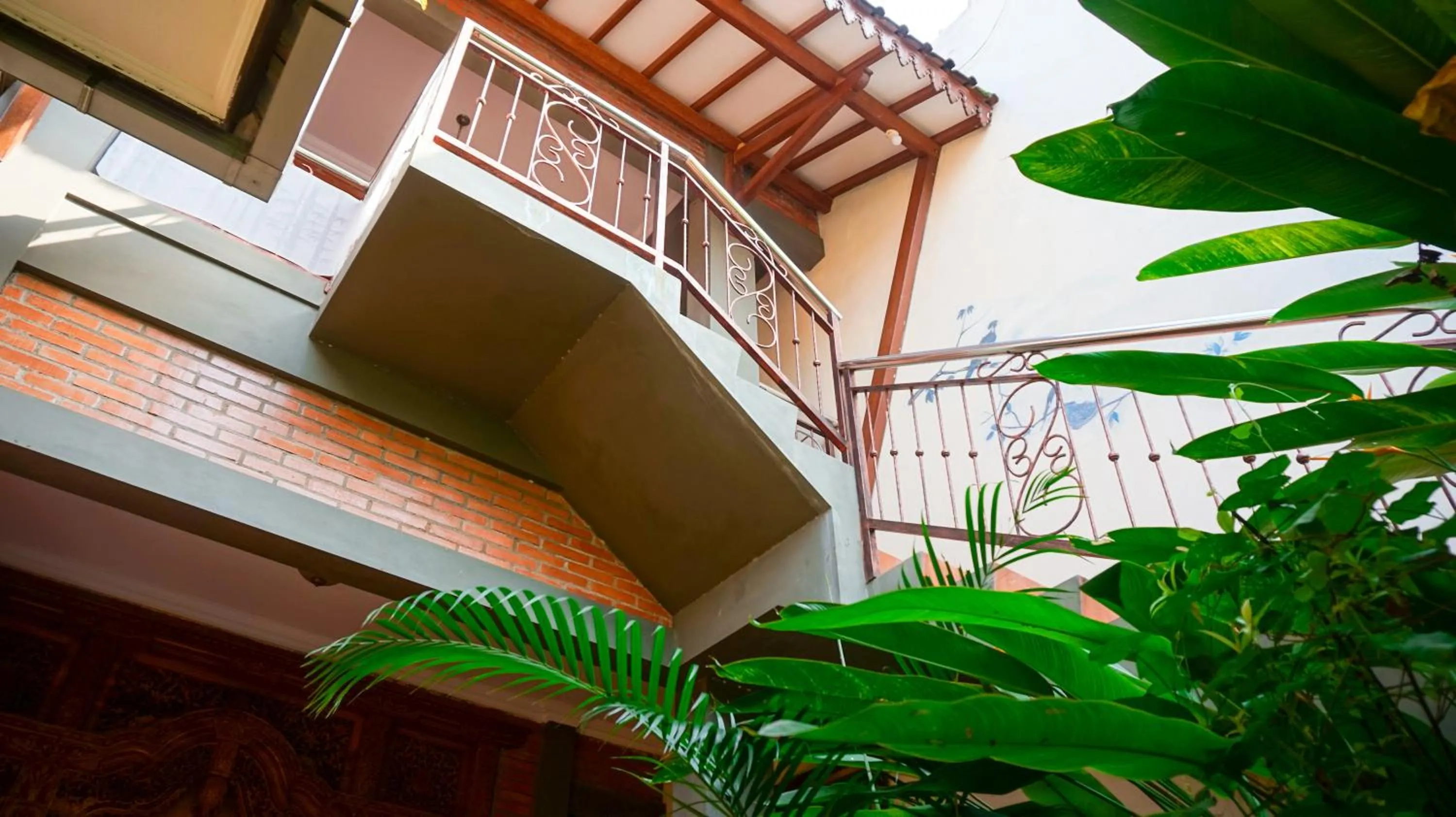 Balcony/Terrace in Ndalem Suryo Saptono Guest House