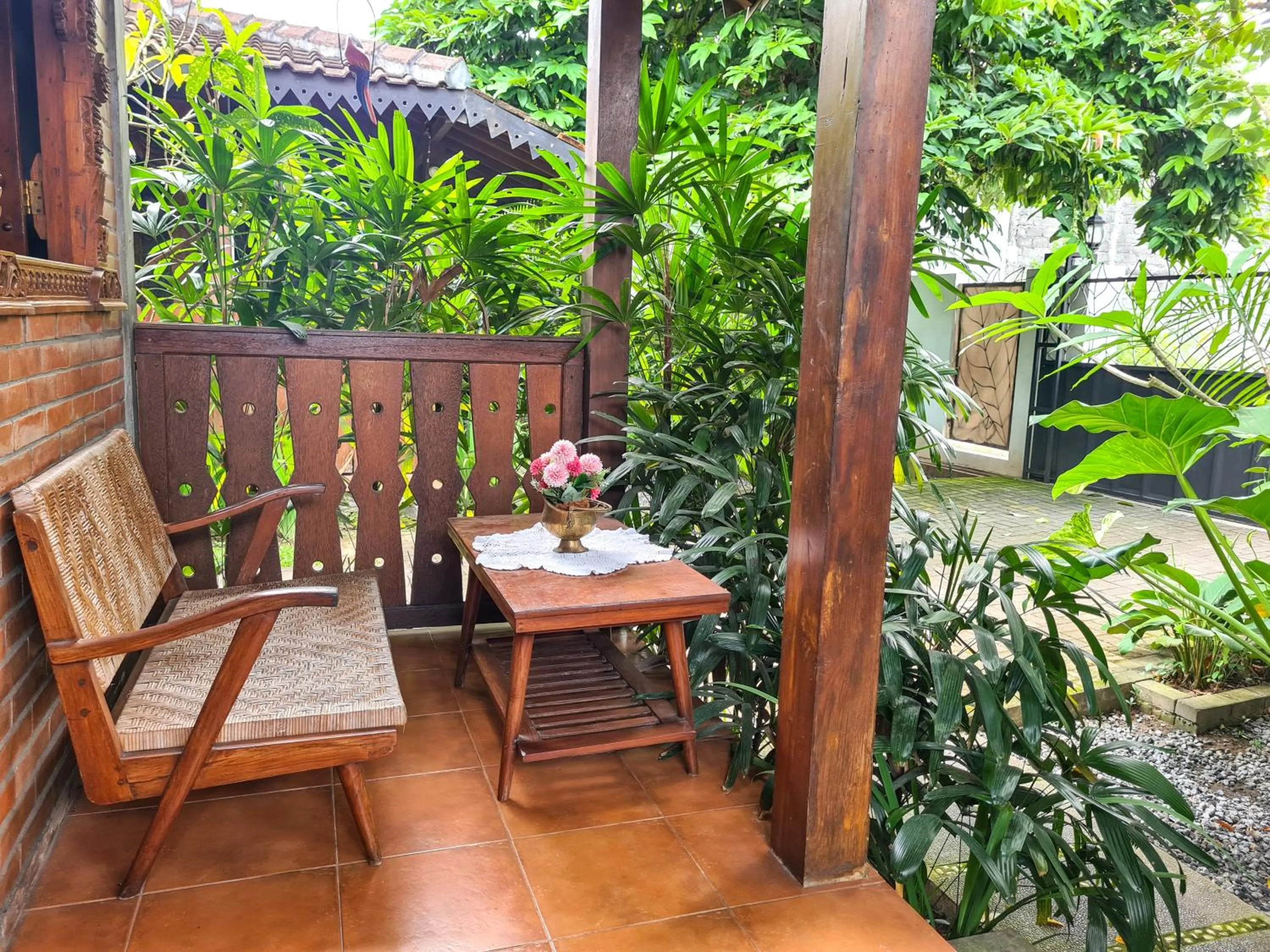 Balcony/Terrace in Ndalem Suryo Saptono Guest House