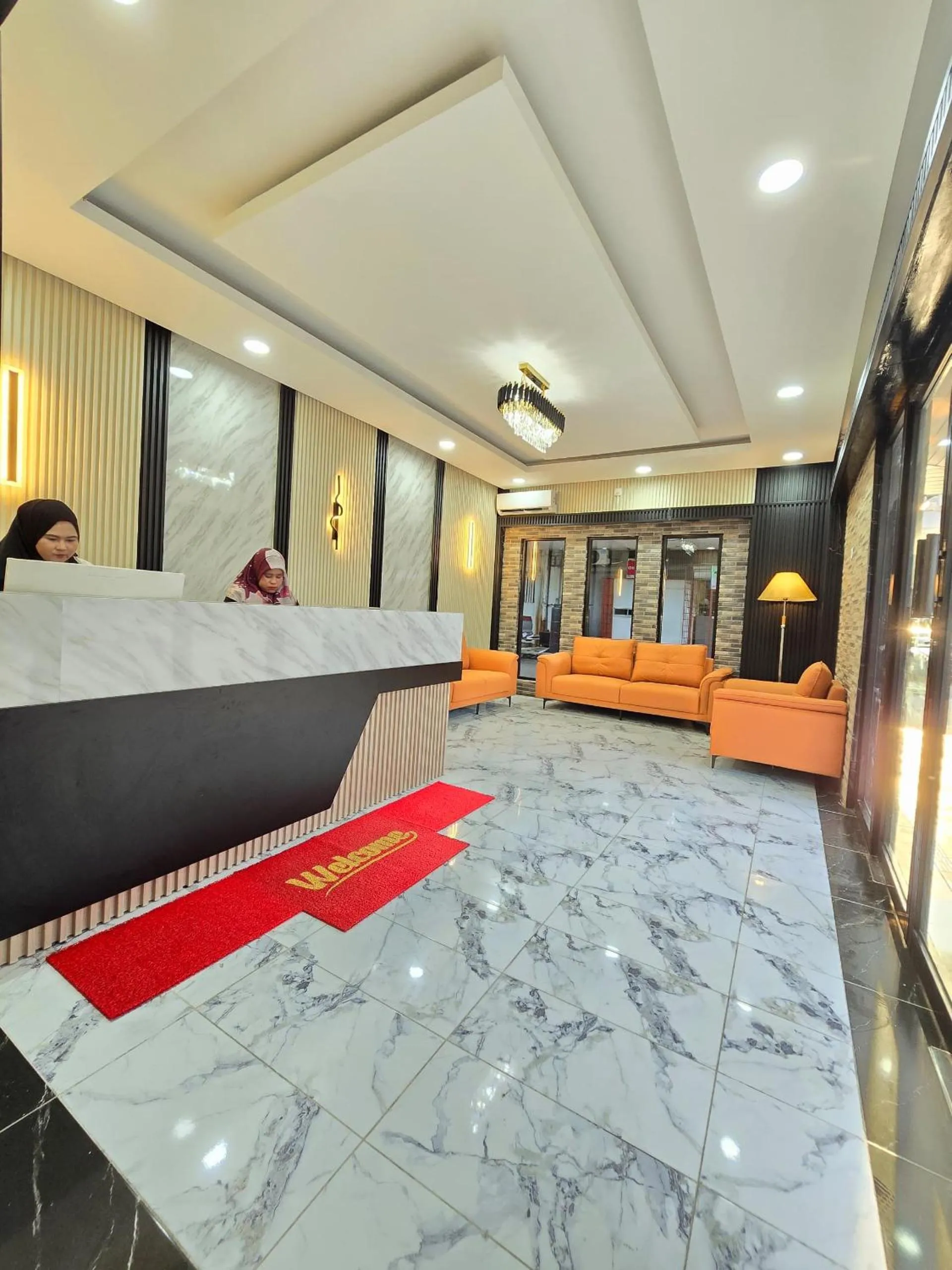 Living room in Grand Luxury Hotel Semporna