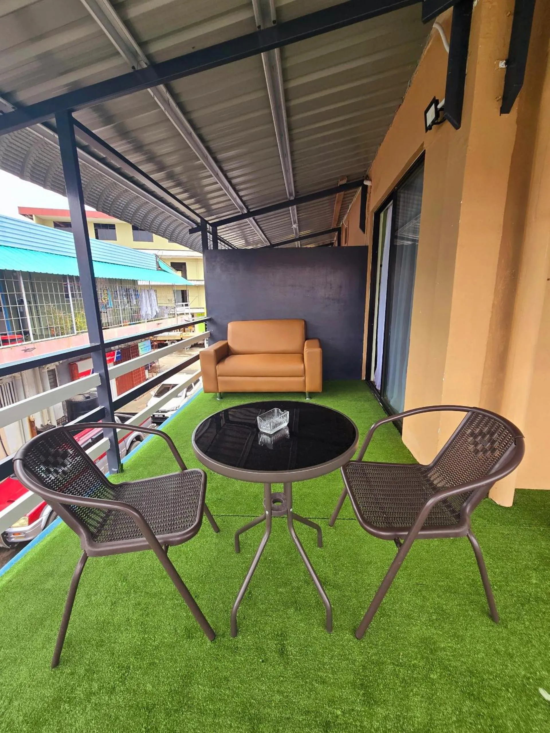 Balcony/Terrace in Grand Luxury Hotel Semporna