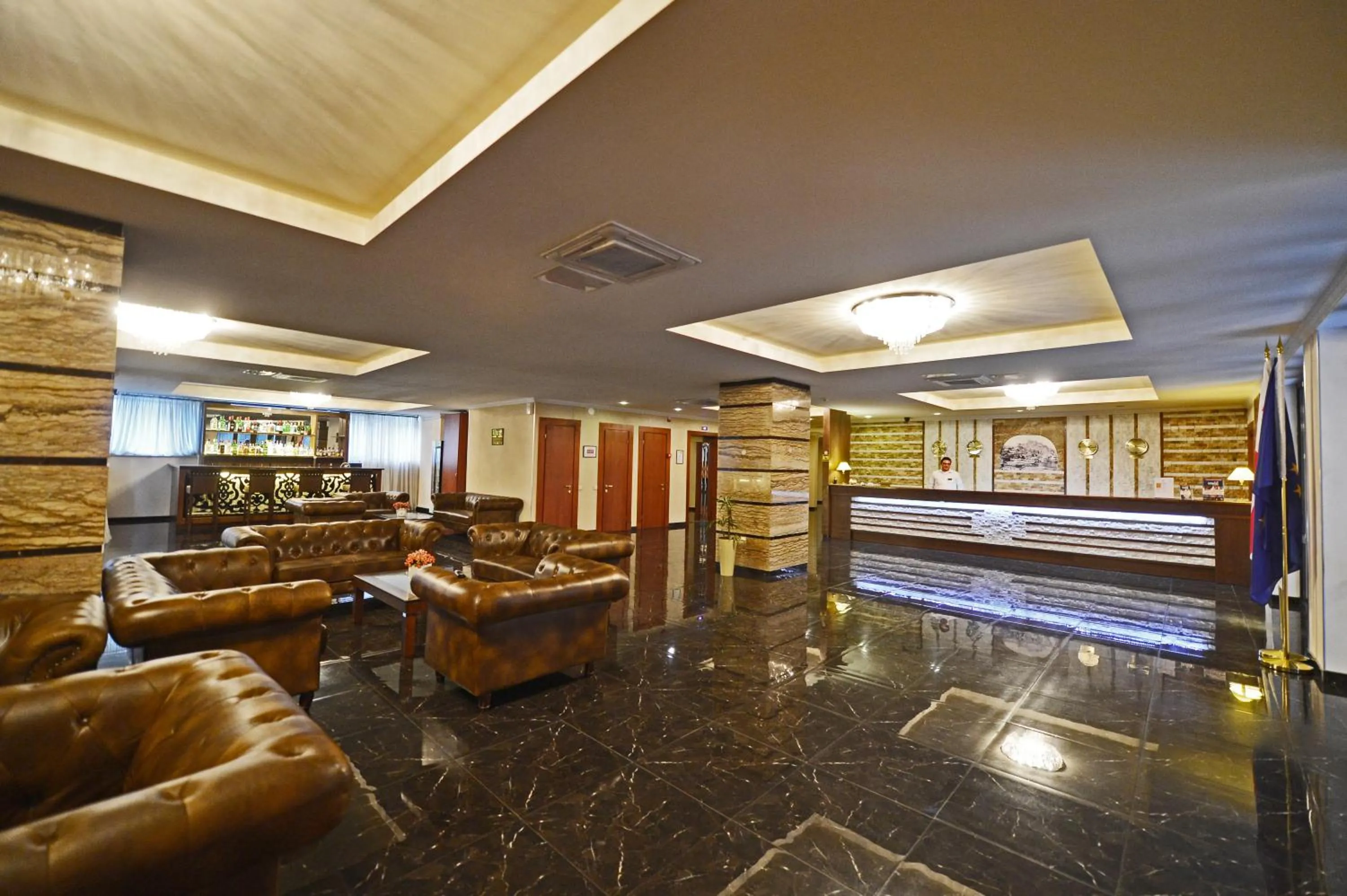 Lobby or reception in Hotel Astoria Tbilisi
