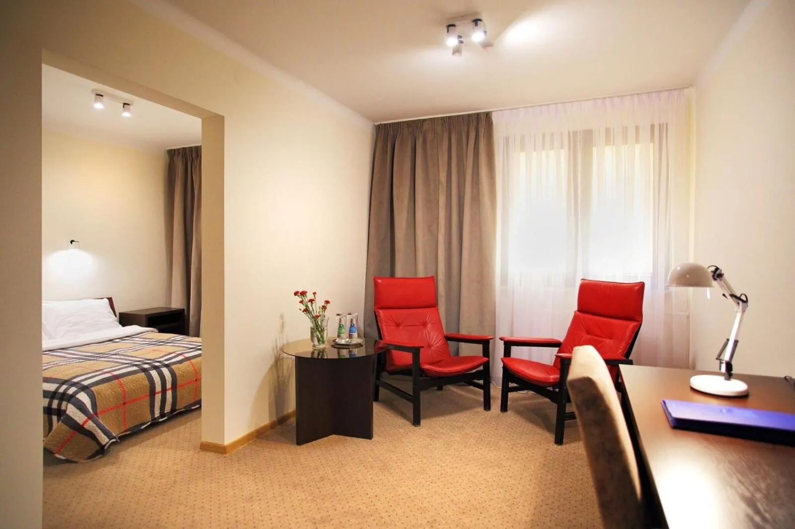 Photo of the whole room, Bed in Inter Hotel