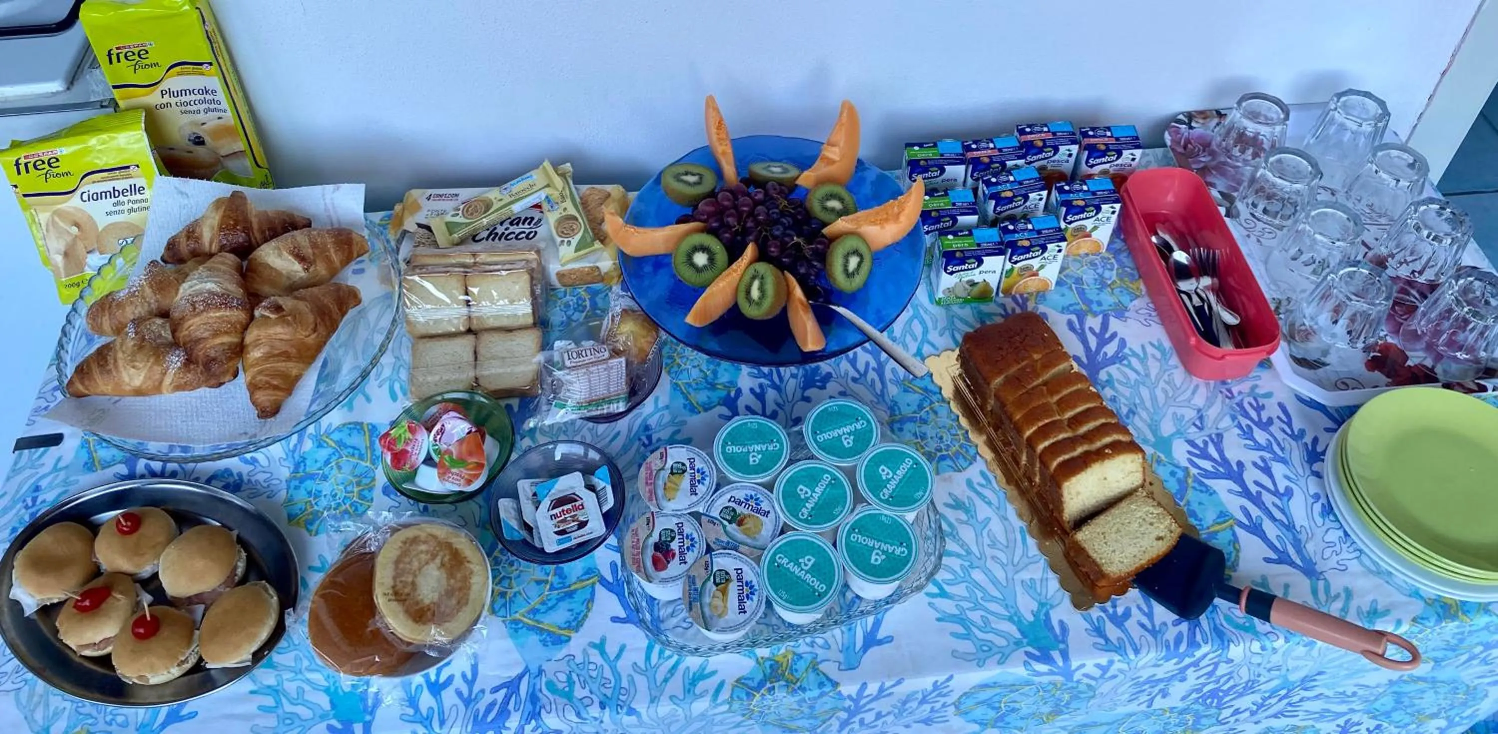 Breakfast in B&B Villa Rosa Angrisano