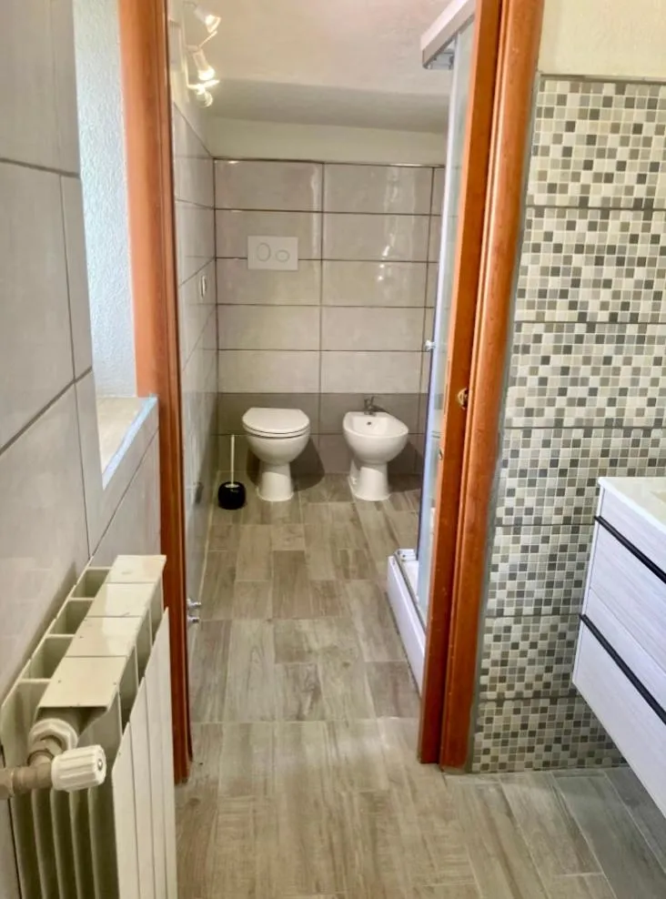 Bathroom in B&B Villa Rosa Angrisano