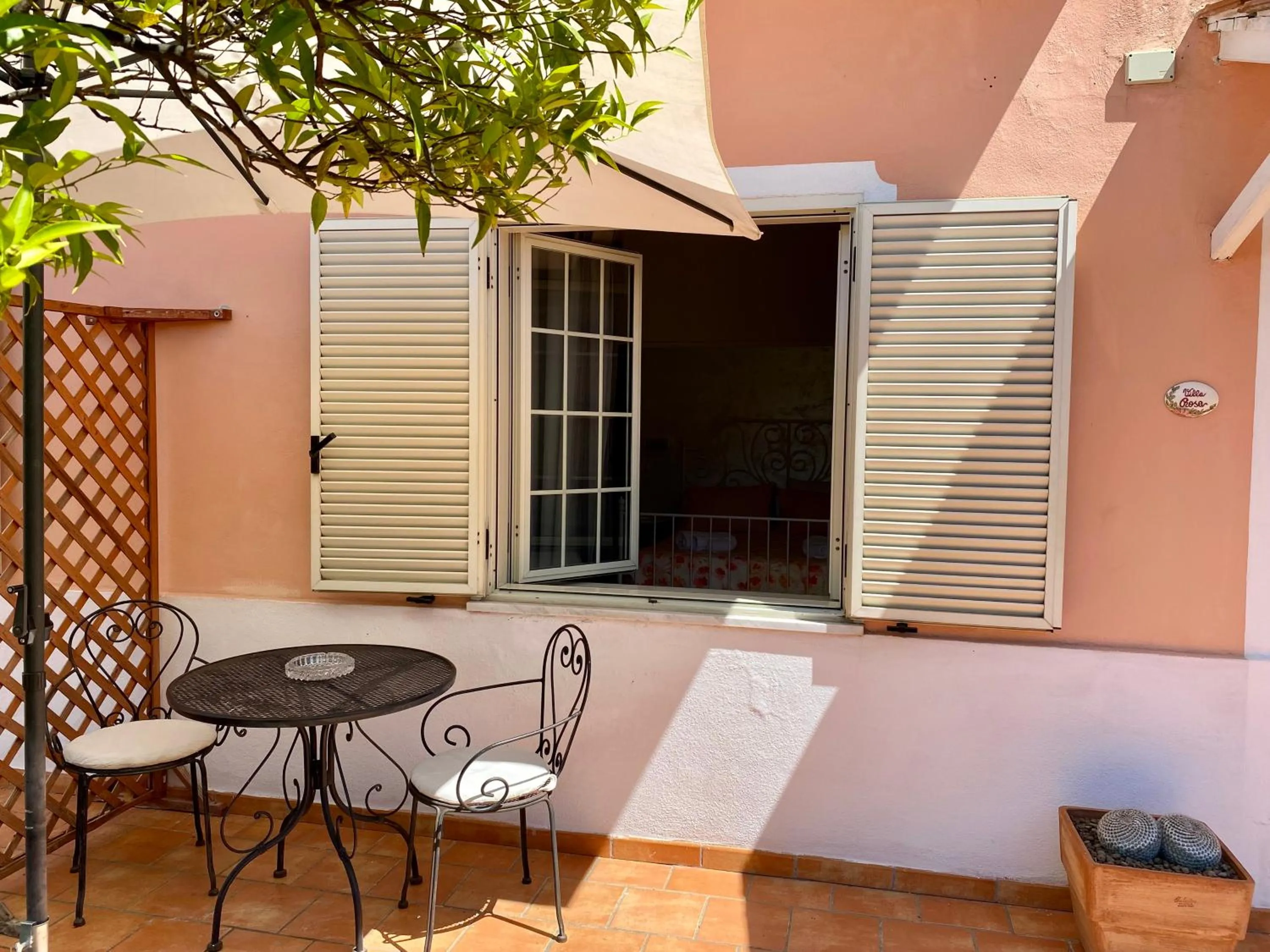 Balcony/Terrace in B&B Villa Rosa Angrisano