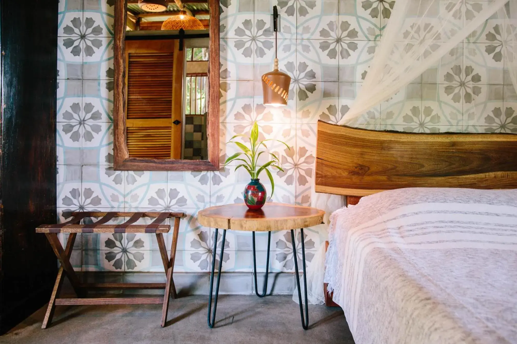 Bed in Isleta El Espino Ecolodge Bed in Isleta El Espino Ecolodge