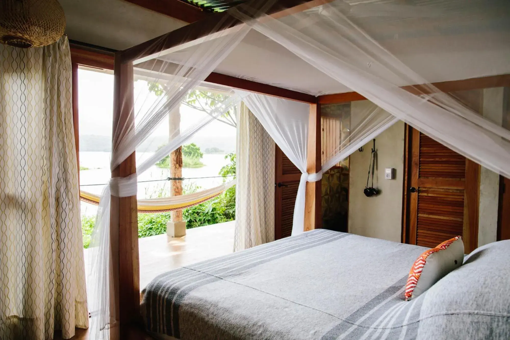 Bed in Isleta El Espino Ecolodge Bed in Isleta El Espino Ecolodge