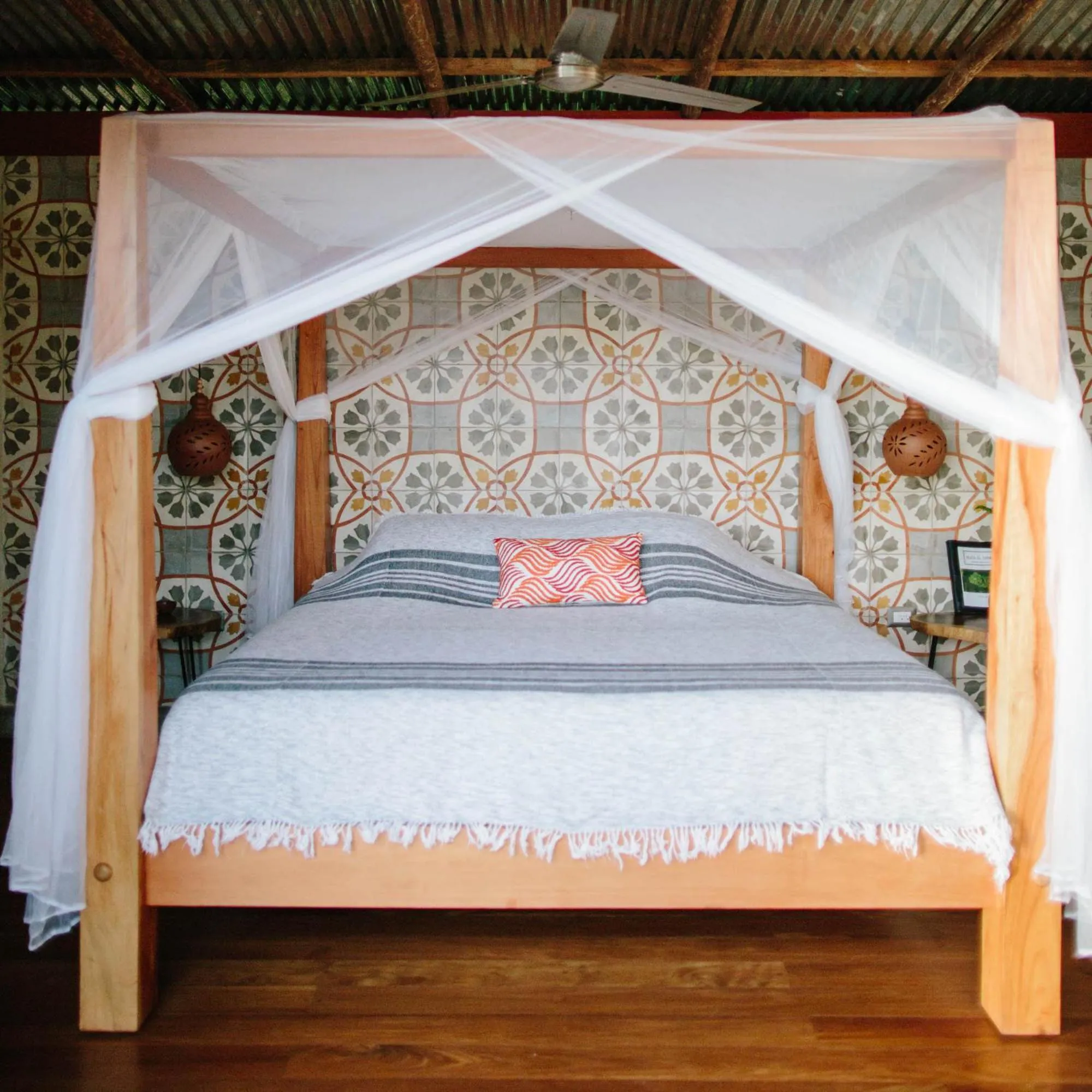 Bed in Isleta El Espino Ecolodge