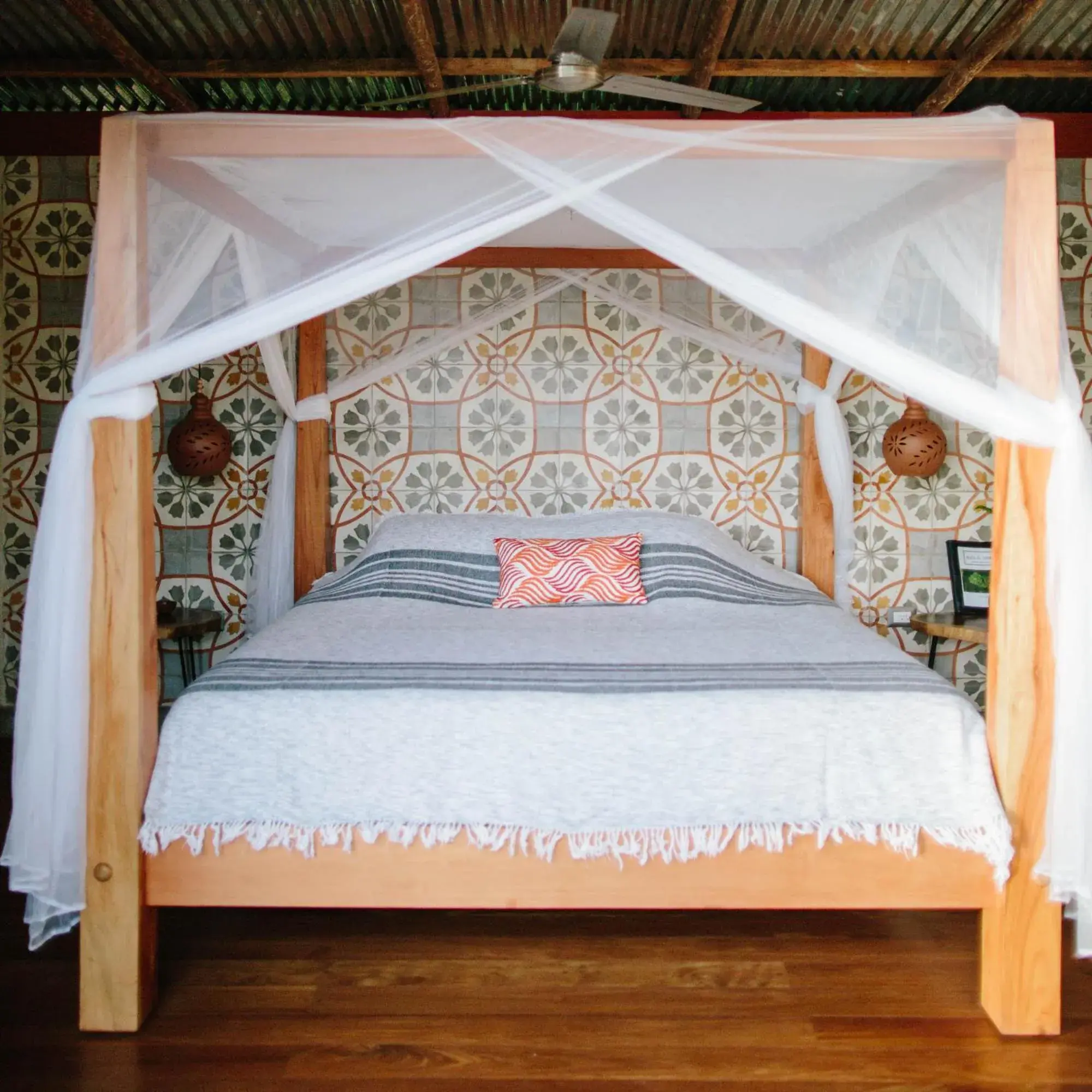 Bed in Isleta El Espino Ecolodge Bed in Isleta El Espino Ecolodge