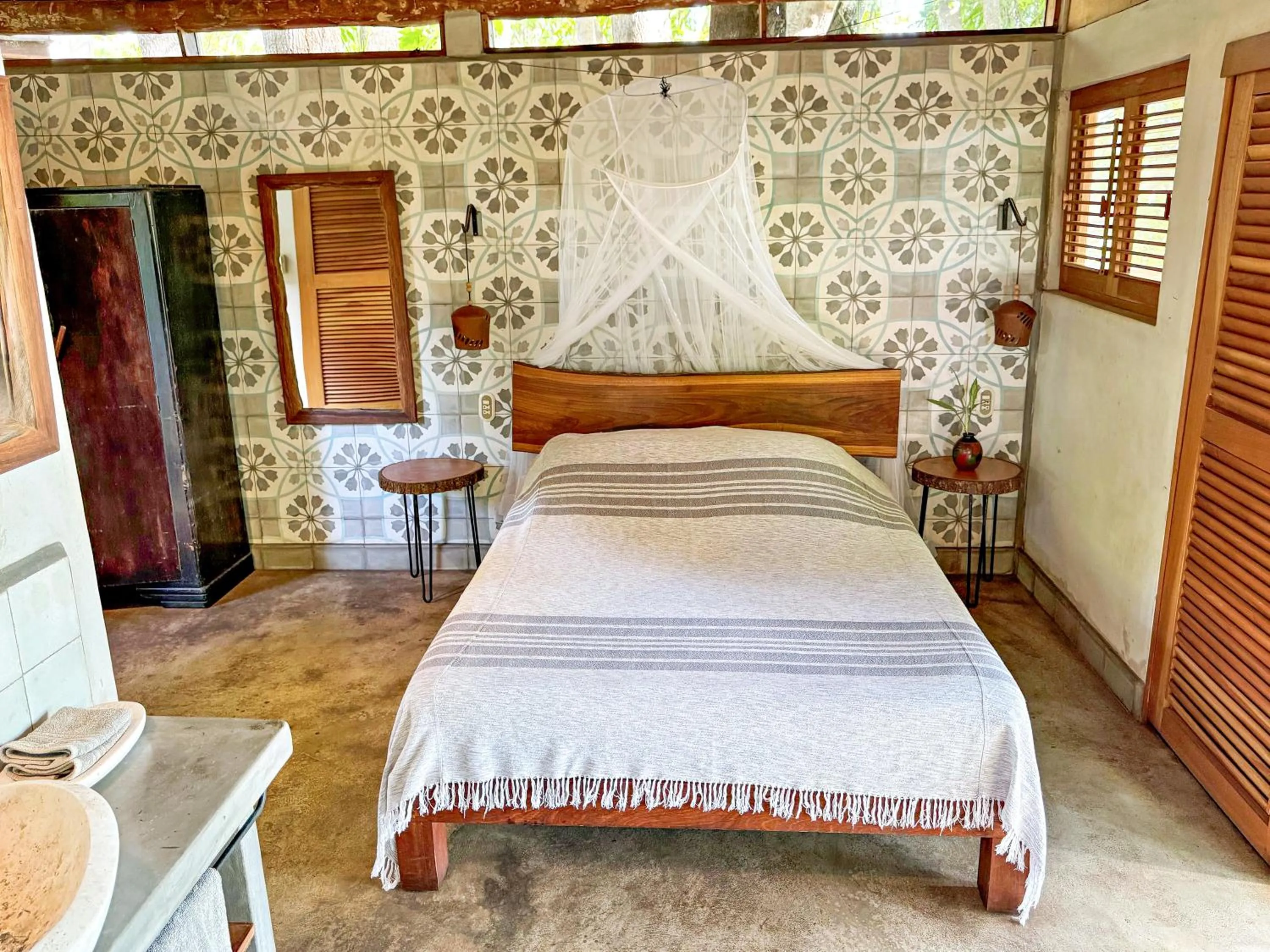 Bed in Isleta El Espino Ecolodge
