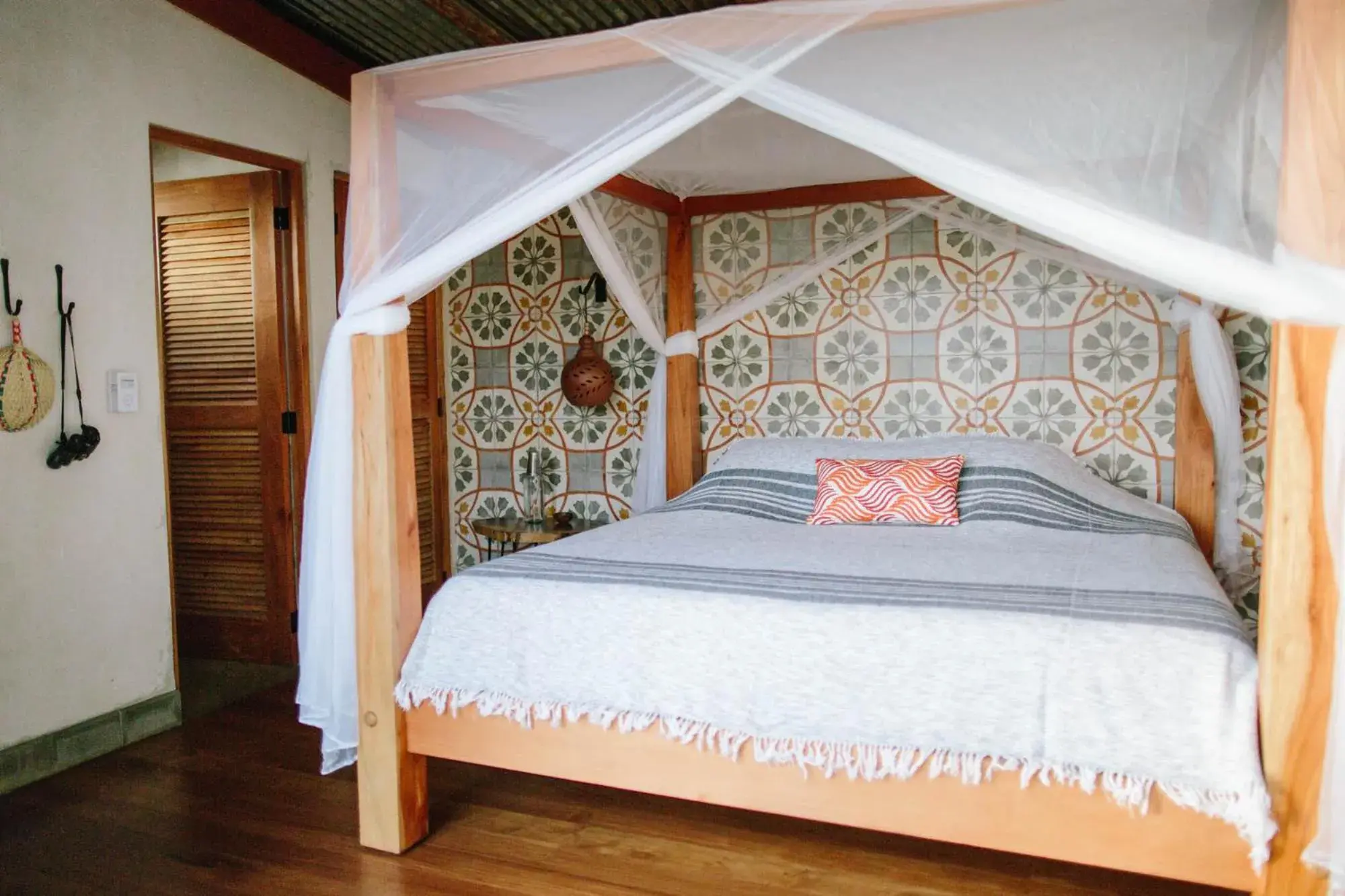 Bed in Isleta El Espino Ecolodge Bed in Isleta El Espino Ecolodge