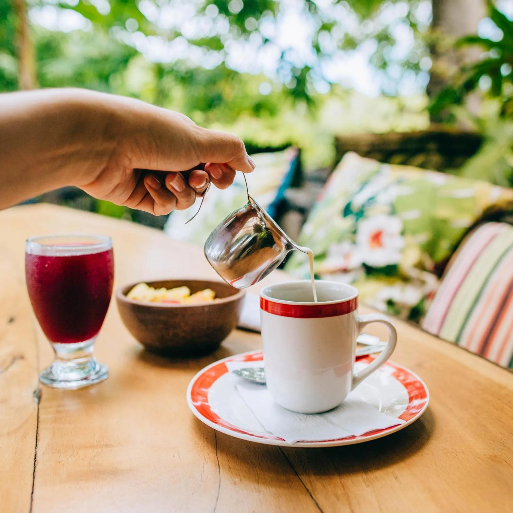 Breakfast in Isleta El Espino Ecolodge