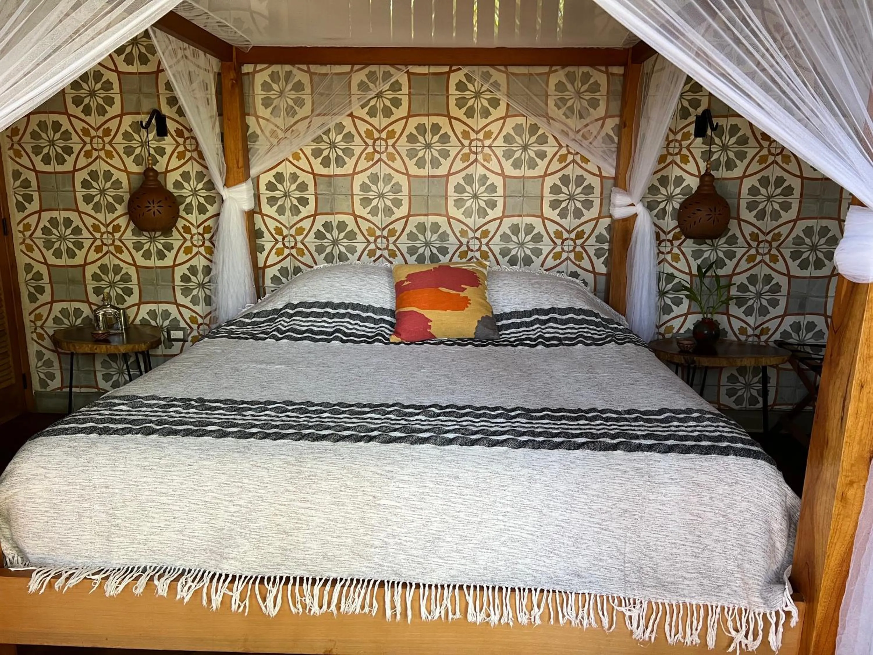 Bed in Isleta El Espino Ecolodge