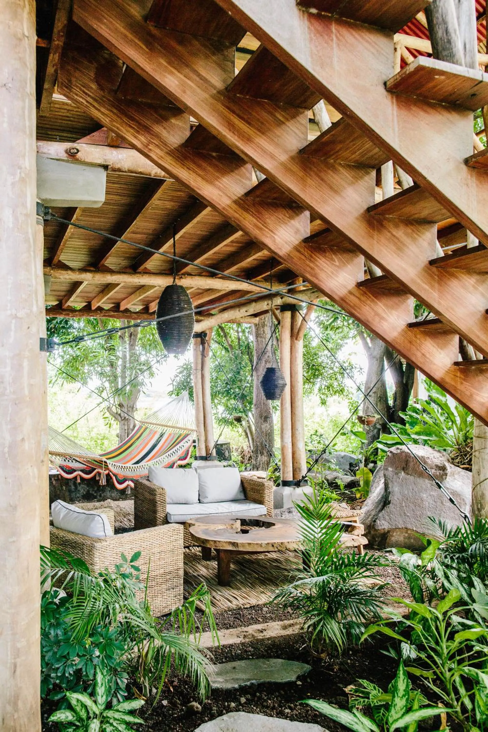 Living room in Isleta El Espino Ecolodge