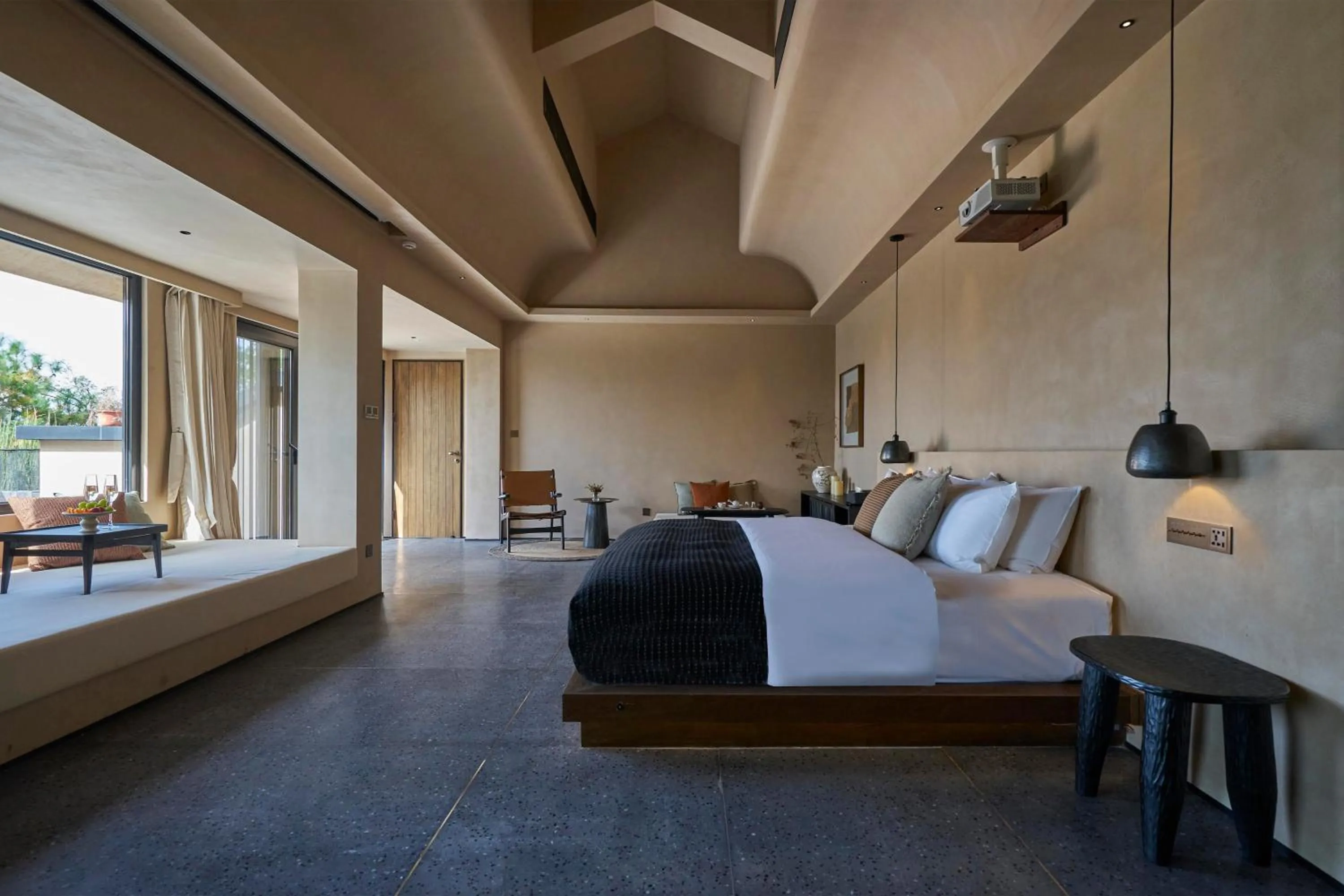 Bed in Anji ke gamer wild luxury Resort villa
