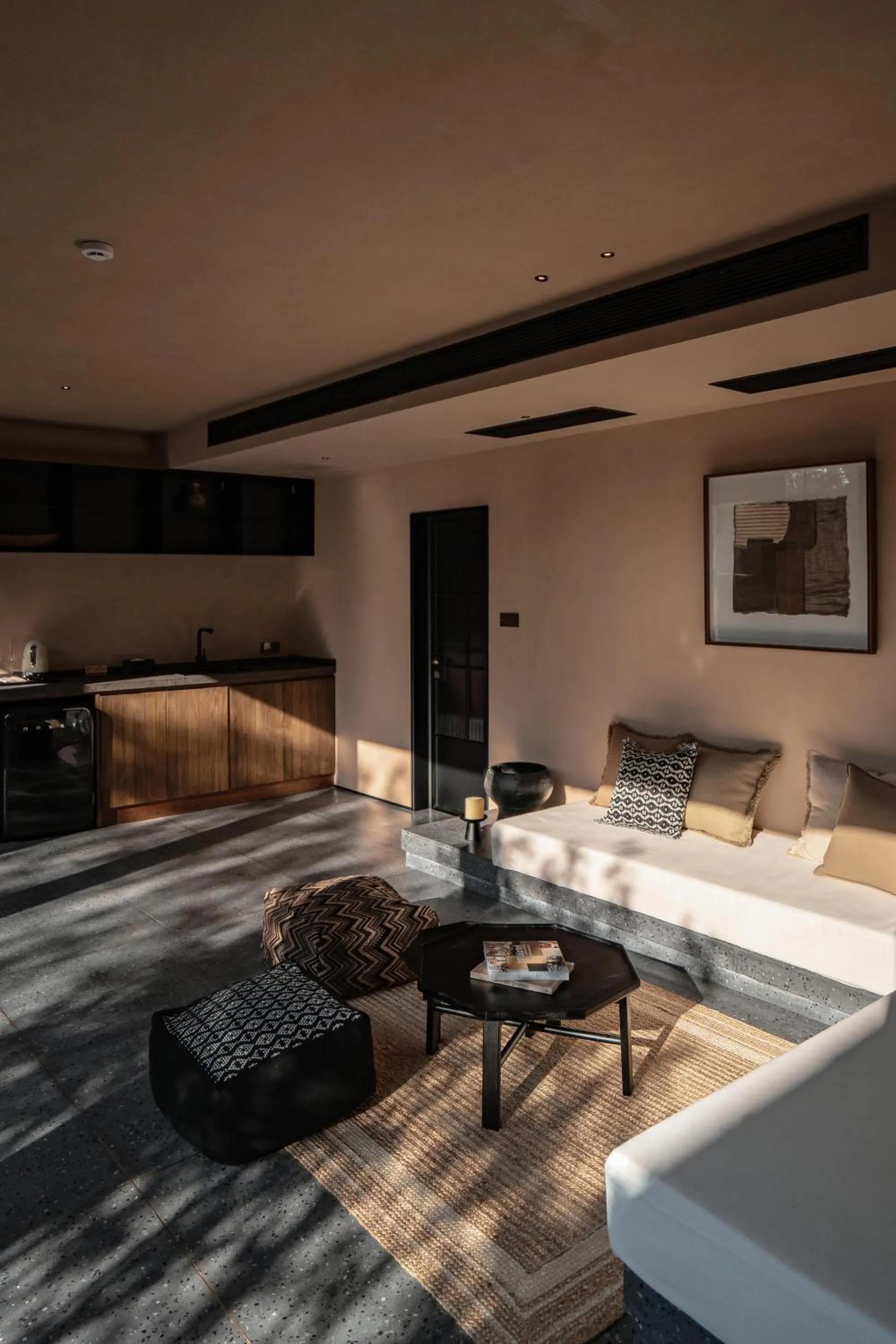 Living room in Anji ke gamer wild luxury Resort villa