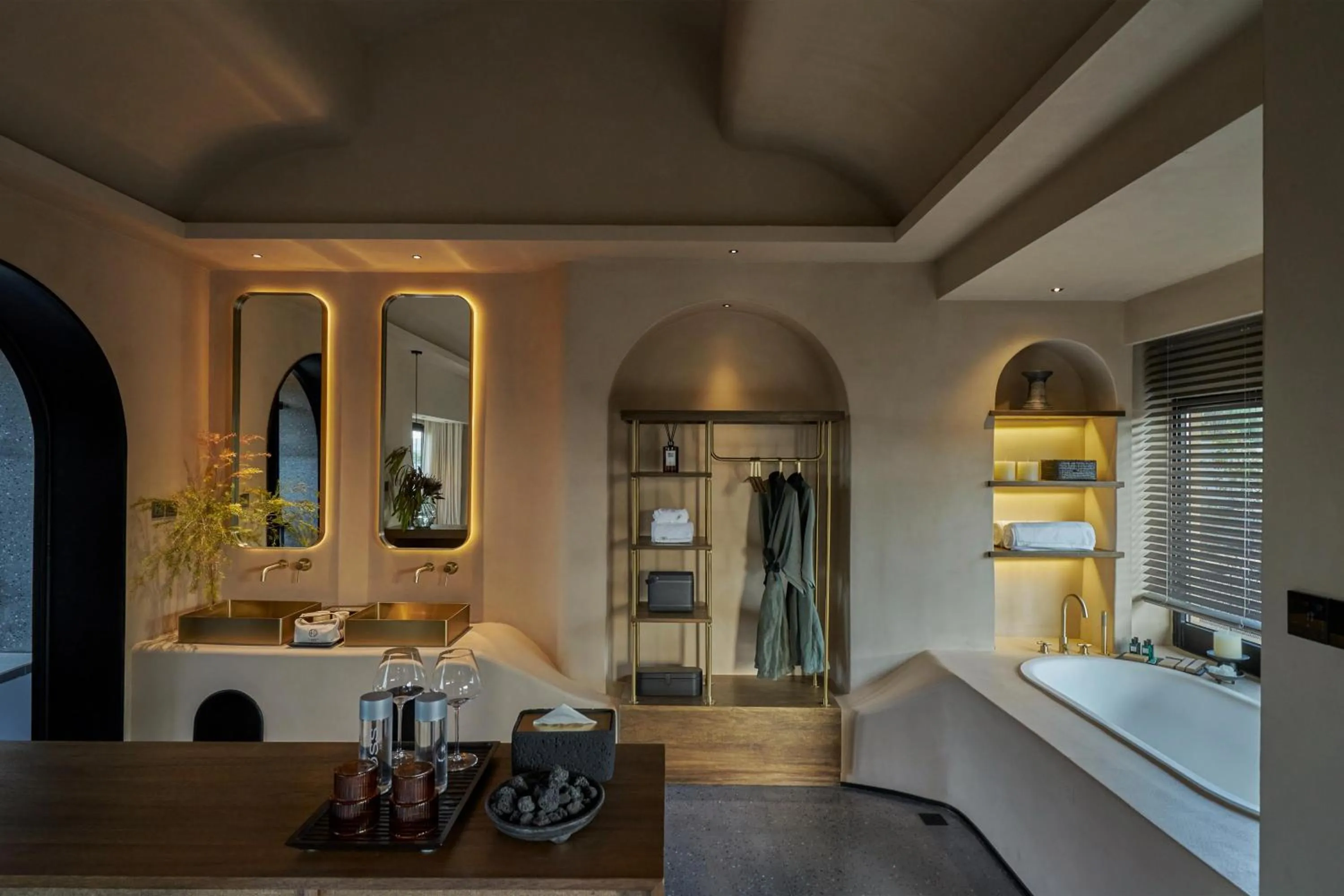 Bathroom in Anji ke gamer wild luxury Resort villa