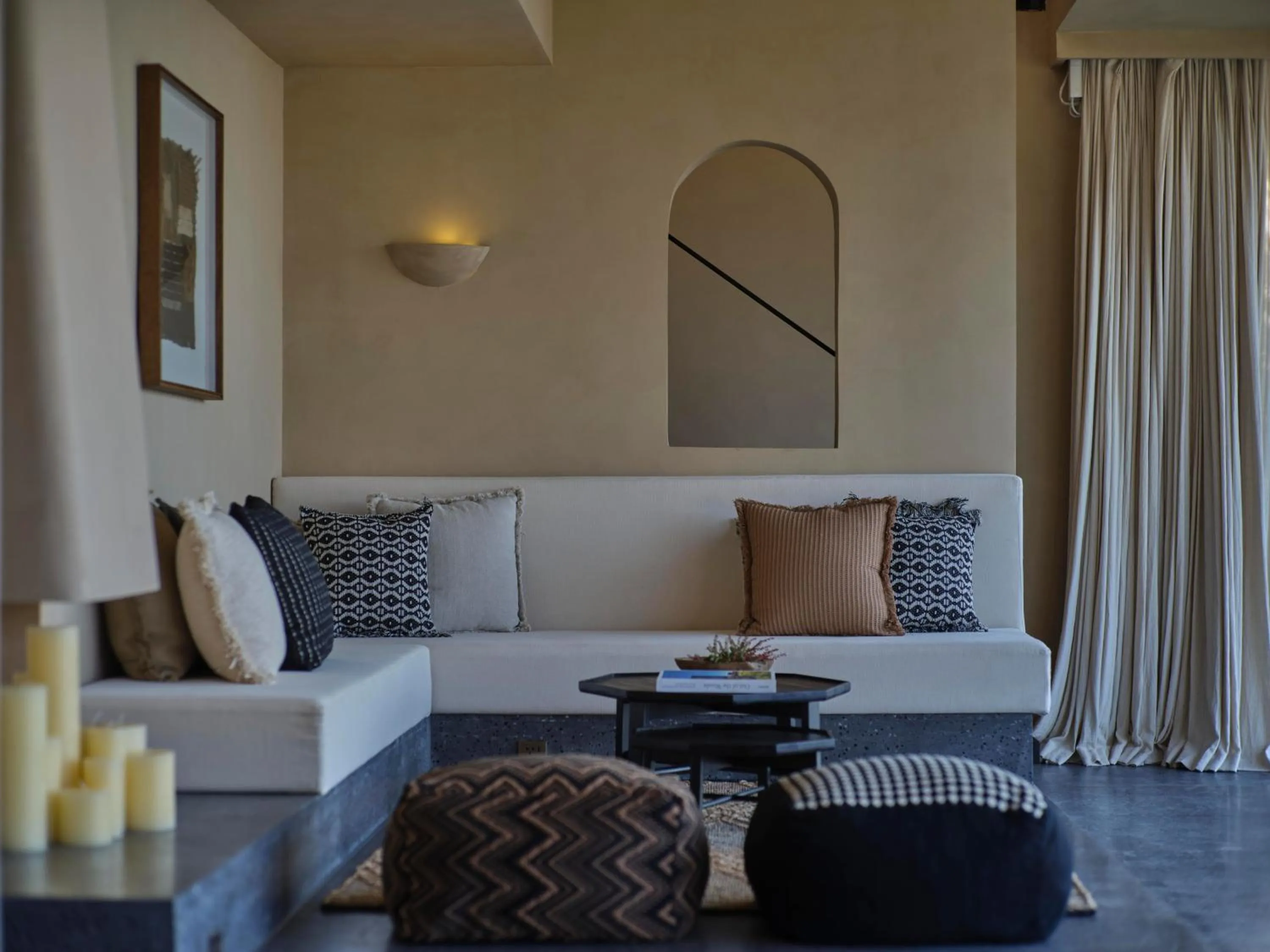 Living room in Anji ke gamer wild luxury Resort villa