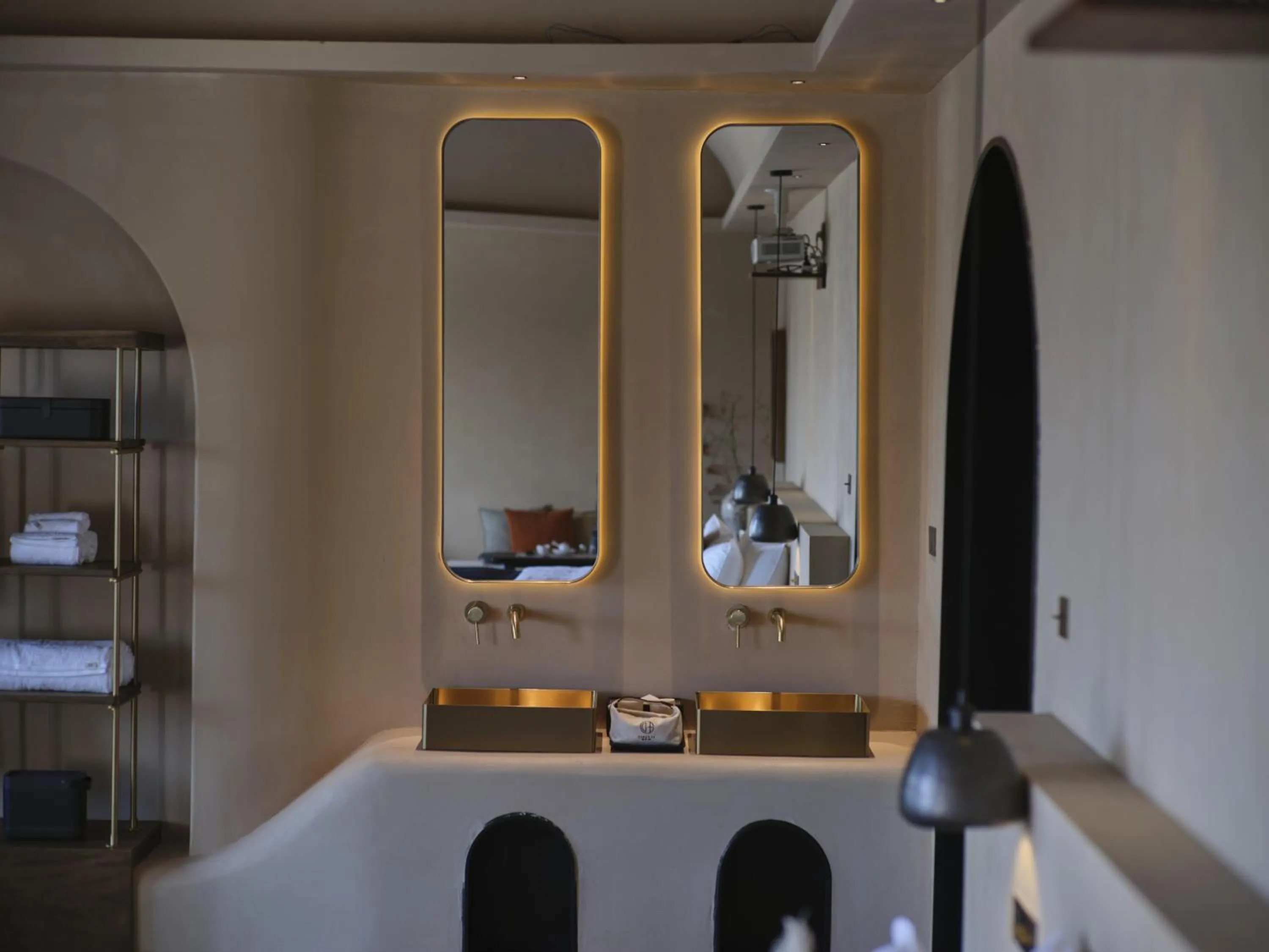 Bathroom in Anji ke gamer wild luxury Resort villa