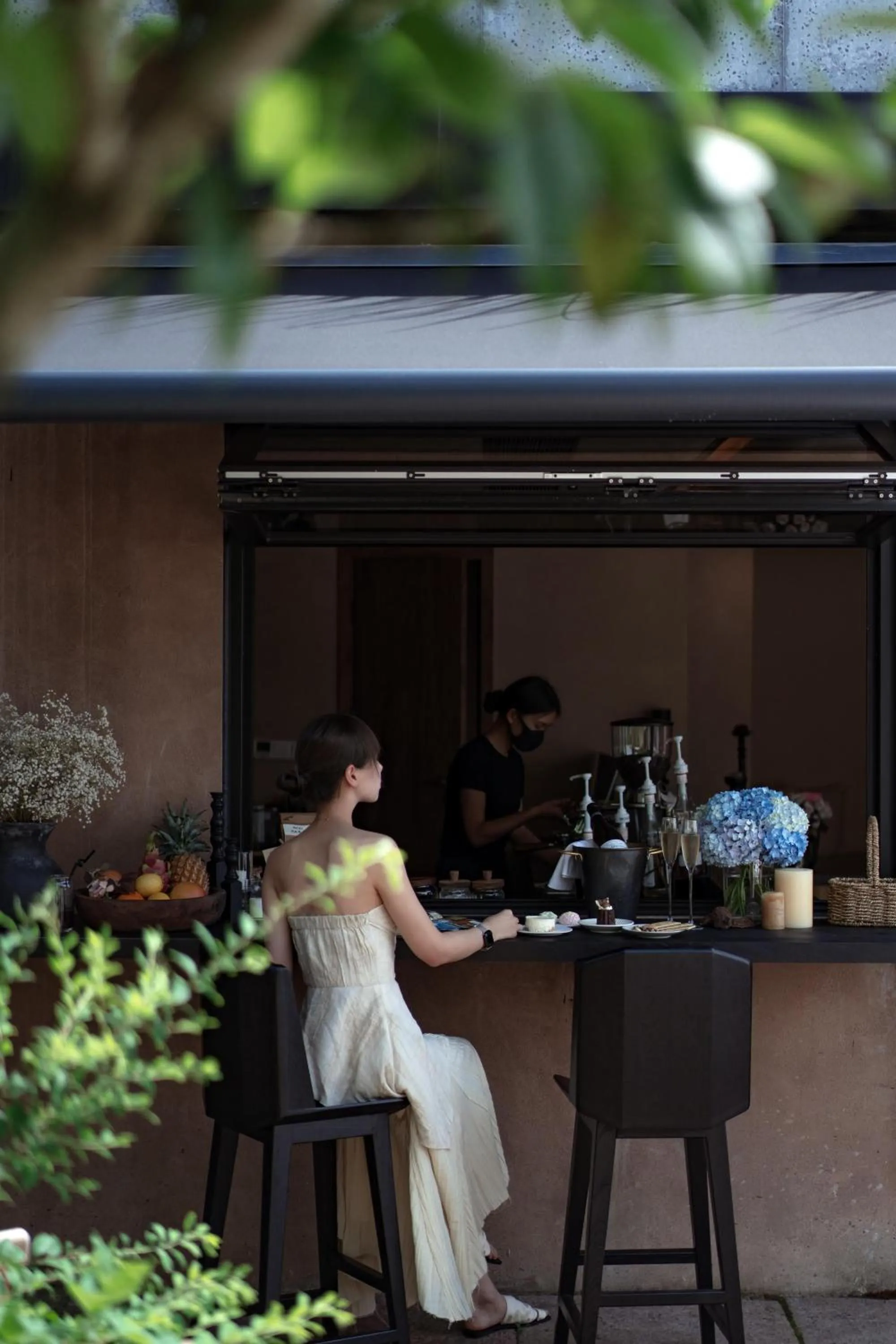 Lounge or bar in Anji ke gamer wild luxury Resort villa