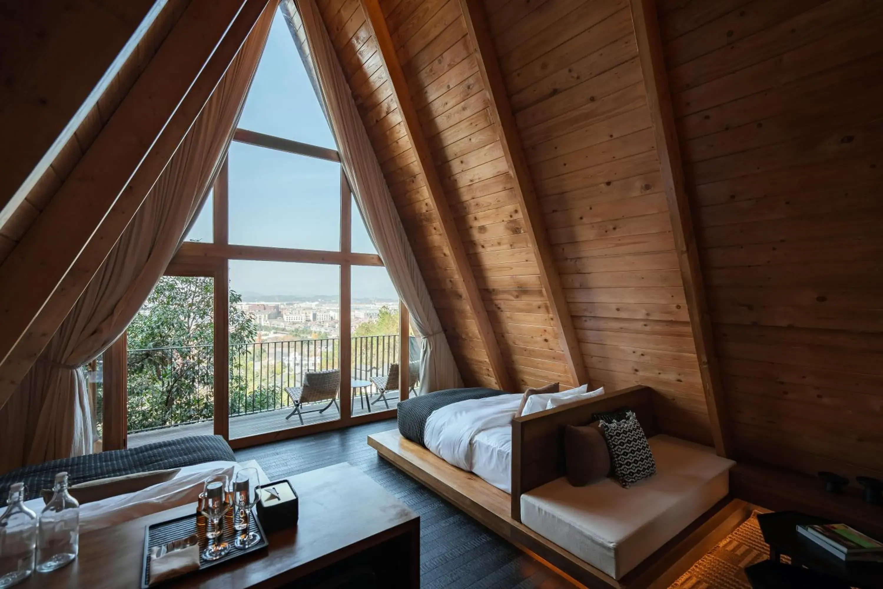 Bed in Anji ke gamer wild luxury Resort villa Bed in Anji ke gamer wild luxury Resort villa