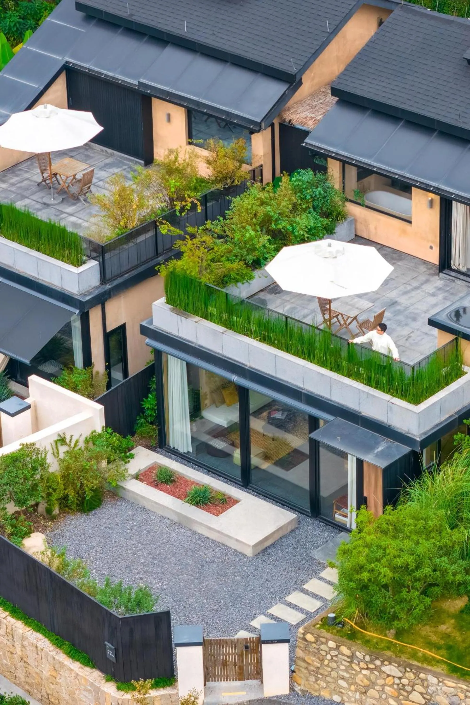 Property building in Anji ke gamer wild luxury Resort villa