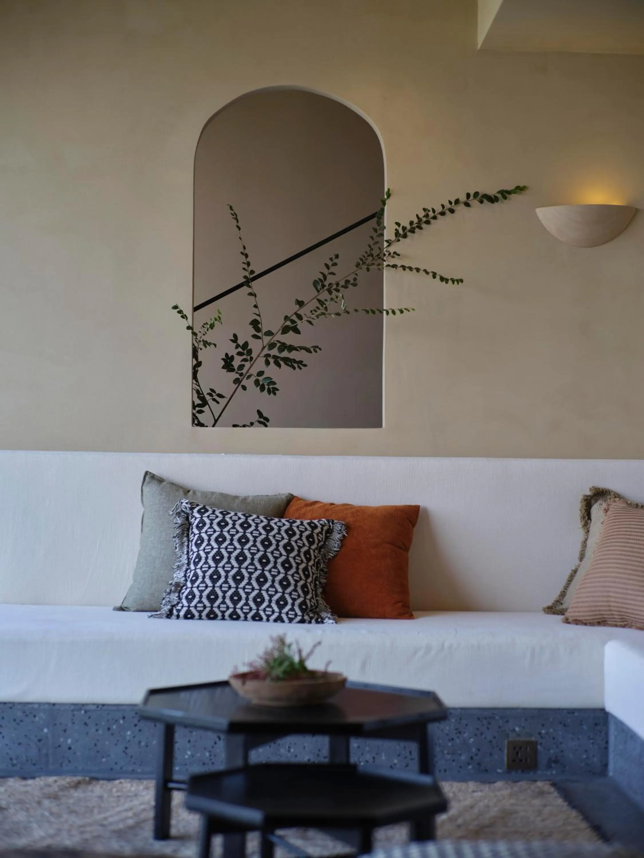 Living room in Anji ke gamer wild luxury Resort villa