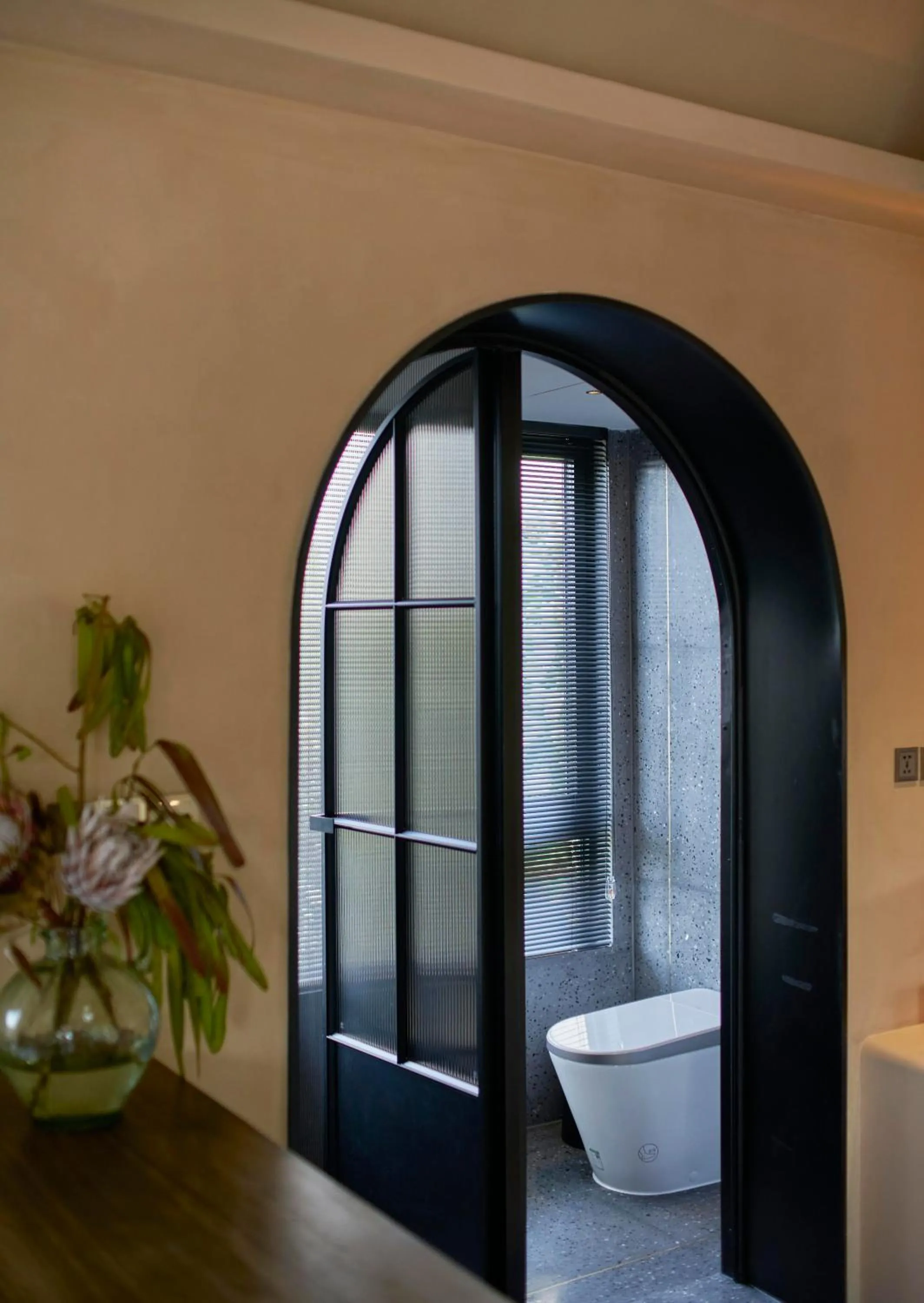 Toilet in Anji ke gamer wild luxury Resort villa