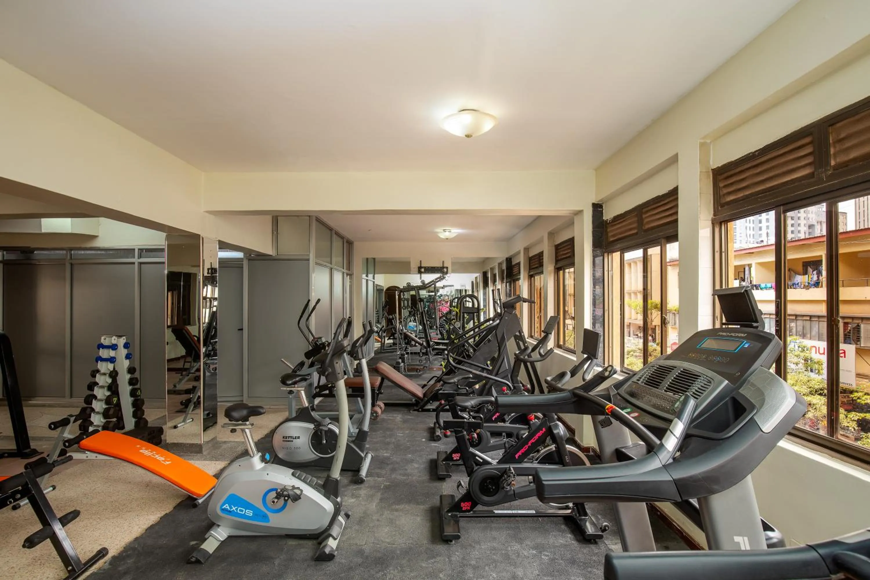 Fitness centre/facilities in Holiday Express Hotel Kampala