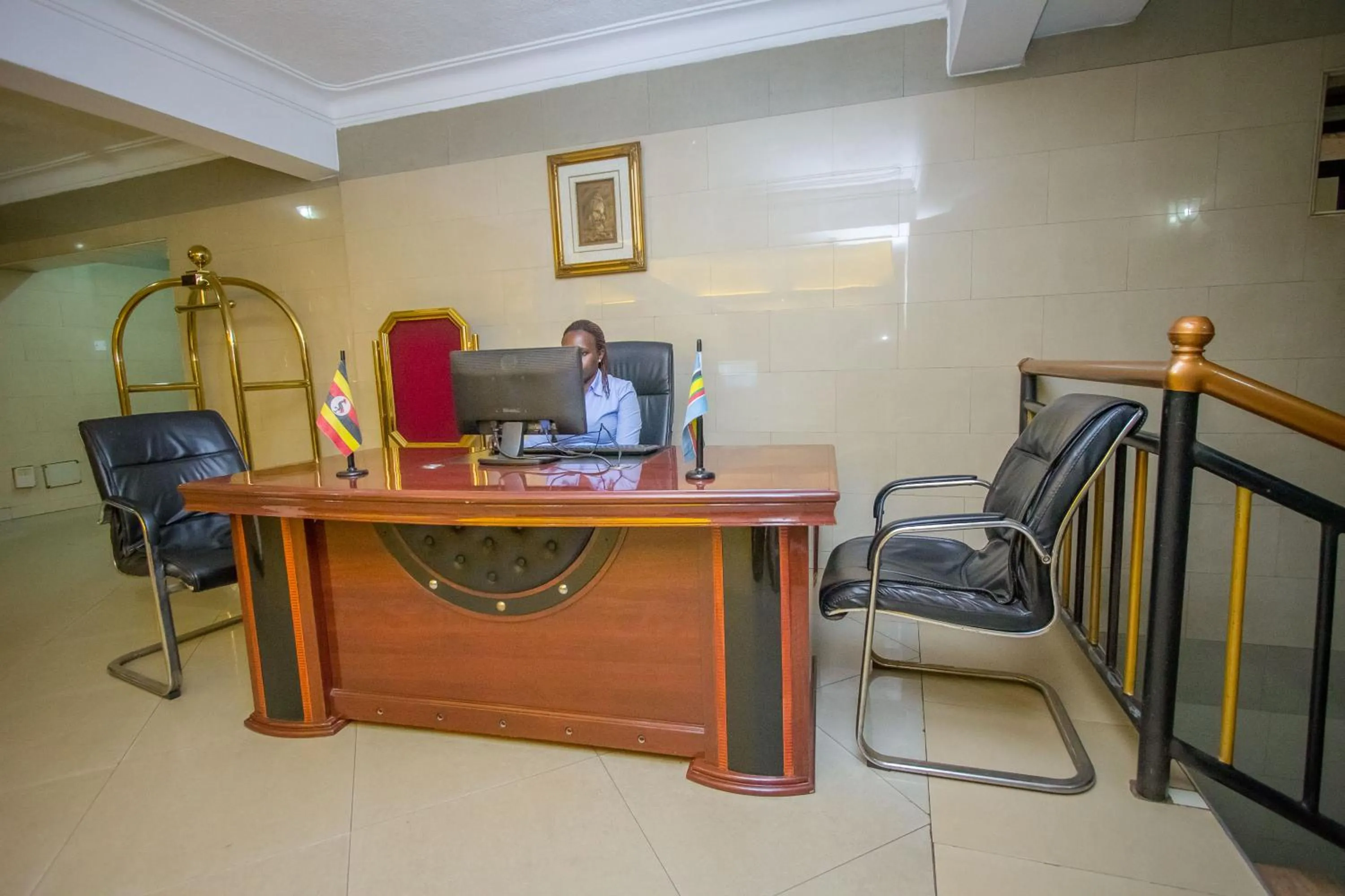 Lobby or reception in Holiday Express Hotel Kampala