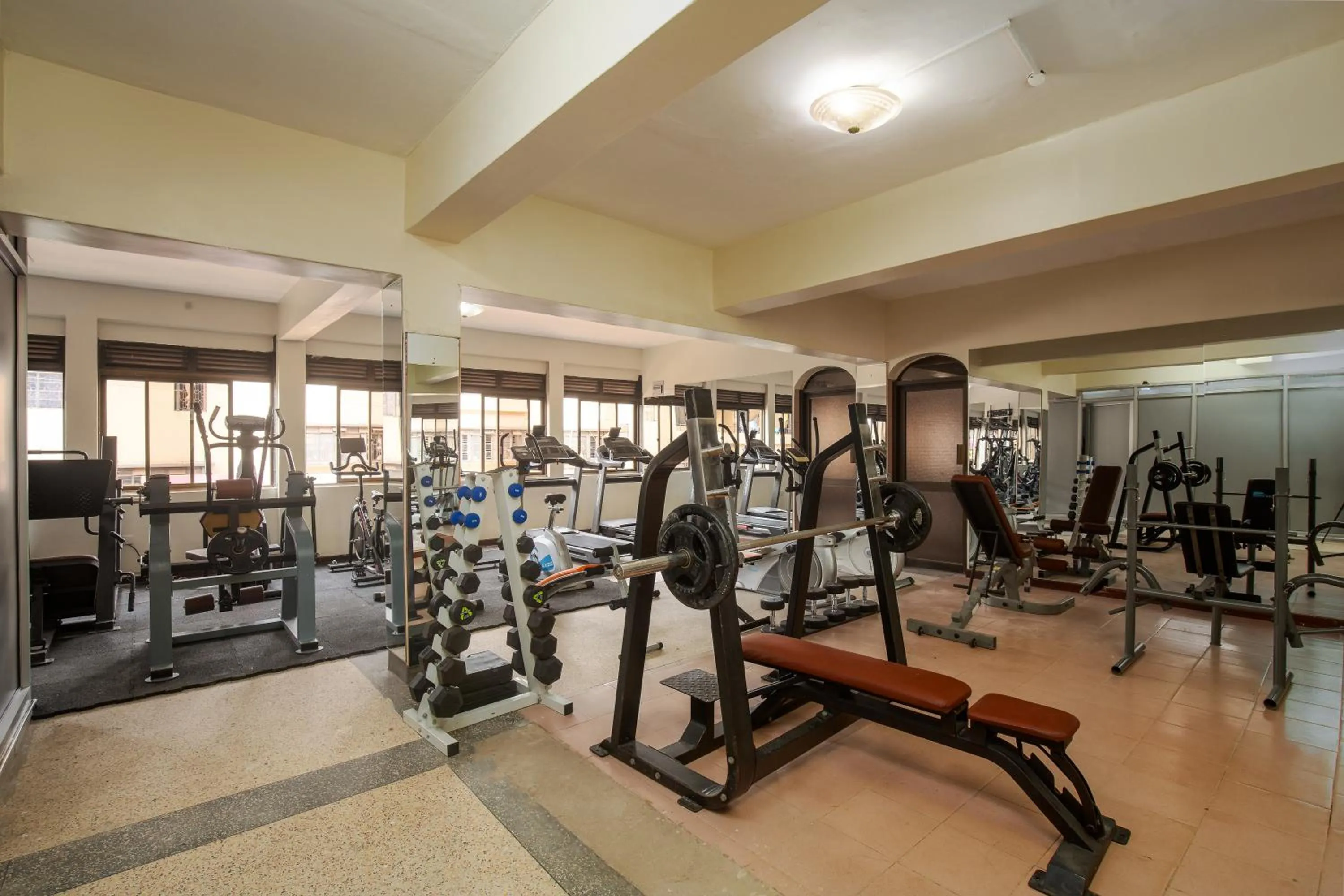 Fitness centre/facilities in Holiday Express Hotel Kampala