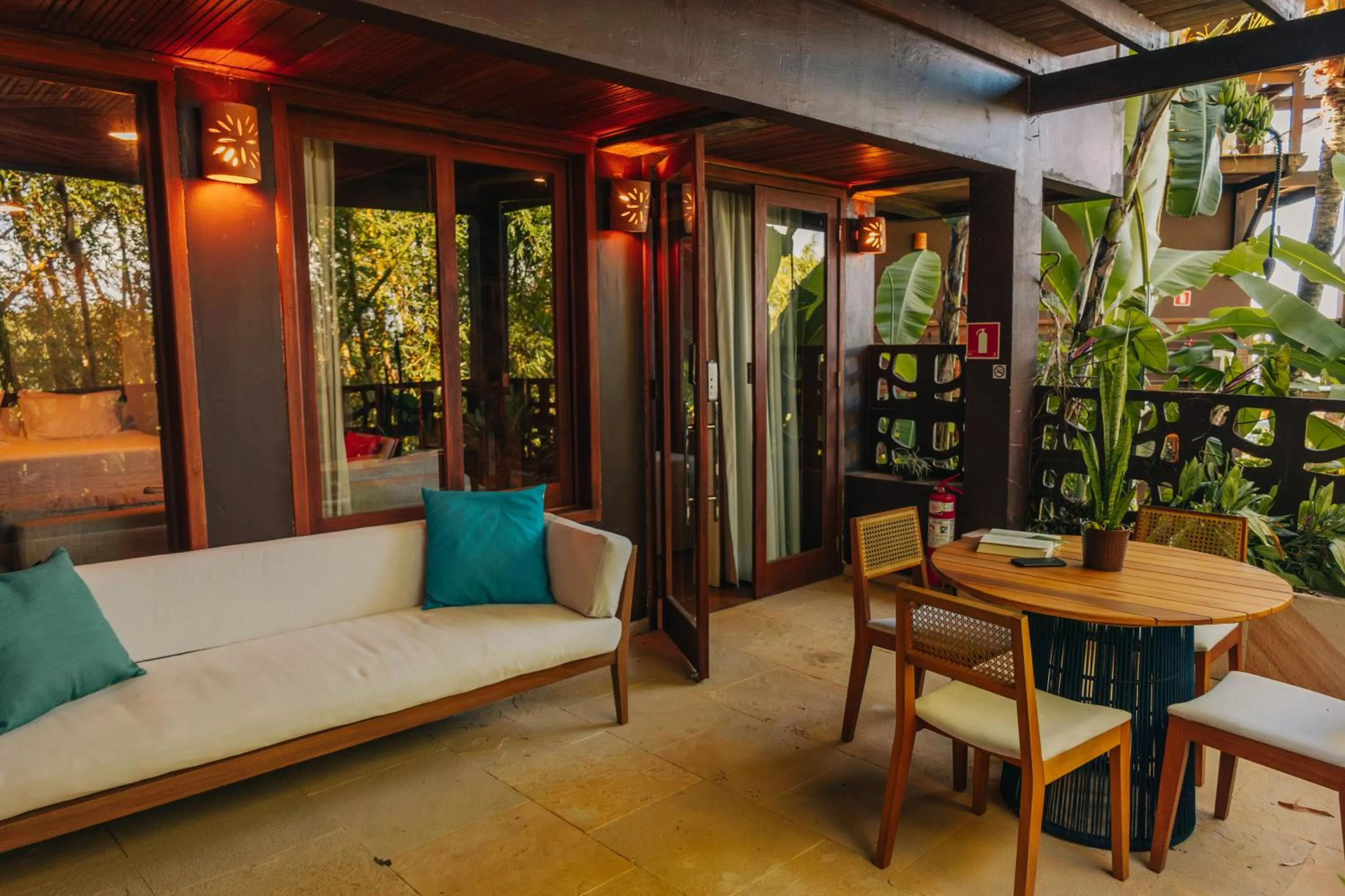 Patio in Chocolate Hotel