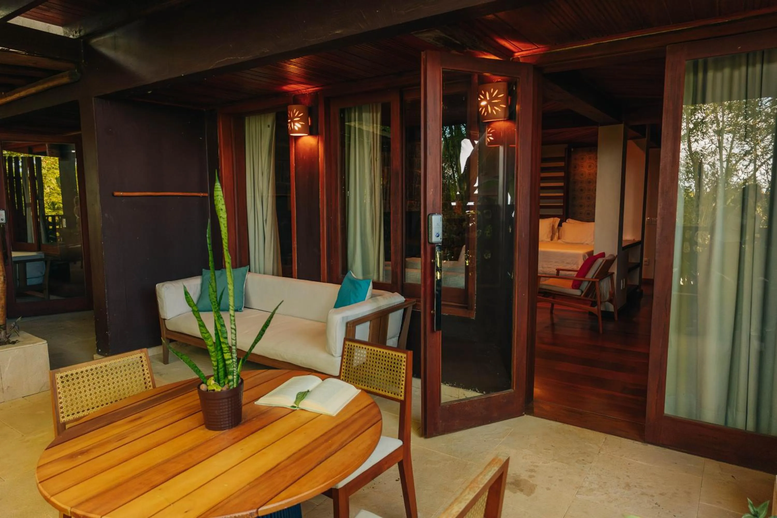 Patio in Chocolate Hotel