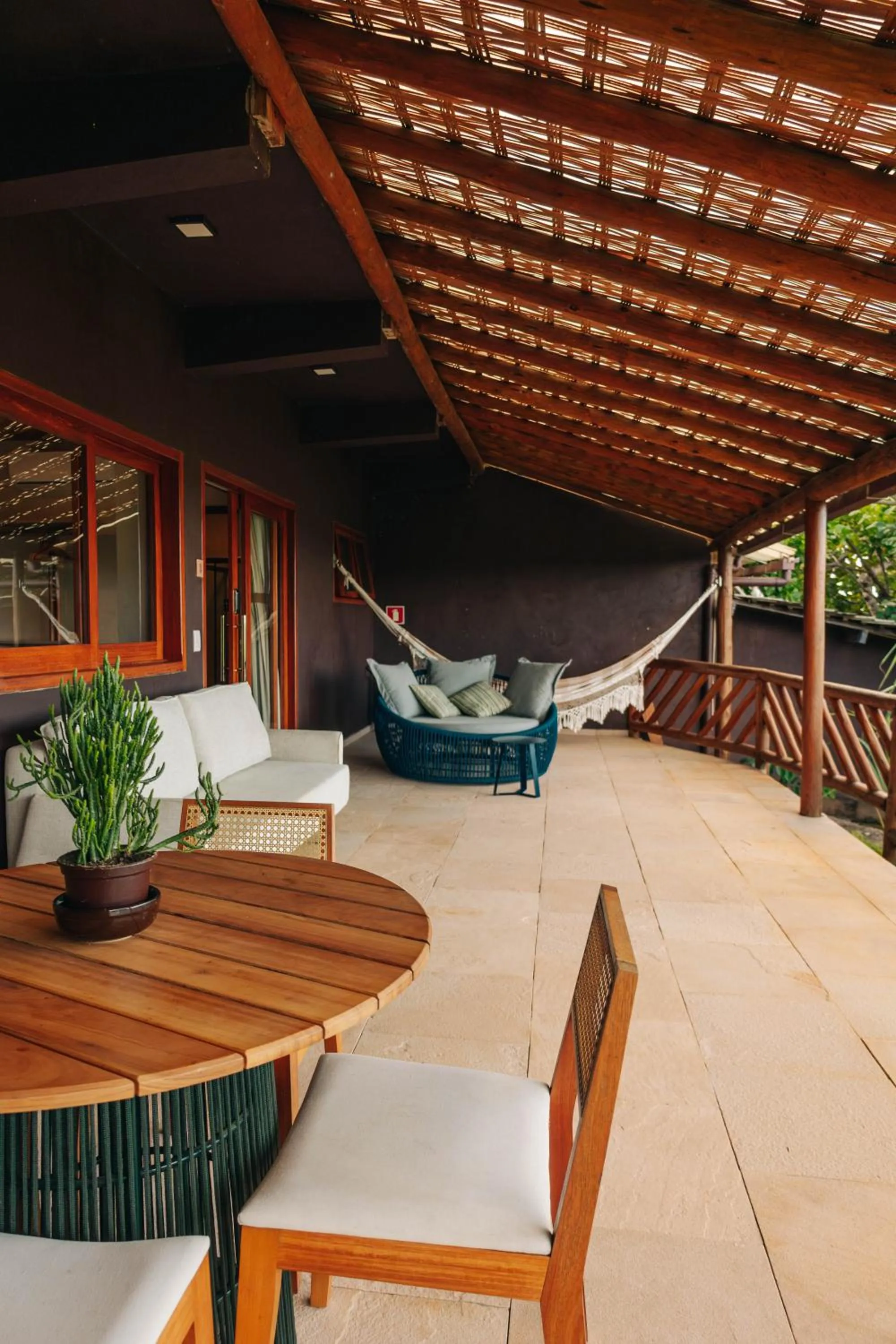 Patio in Chocolate Hotel