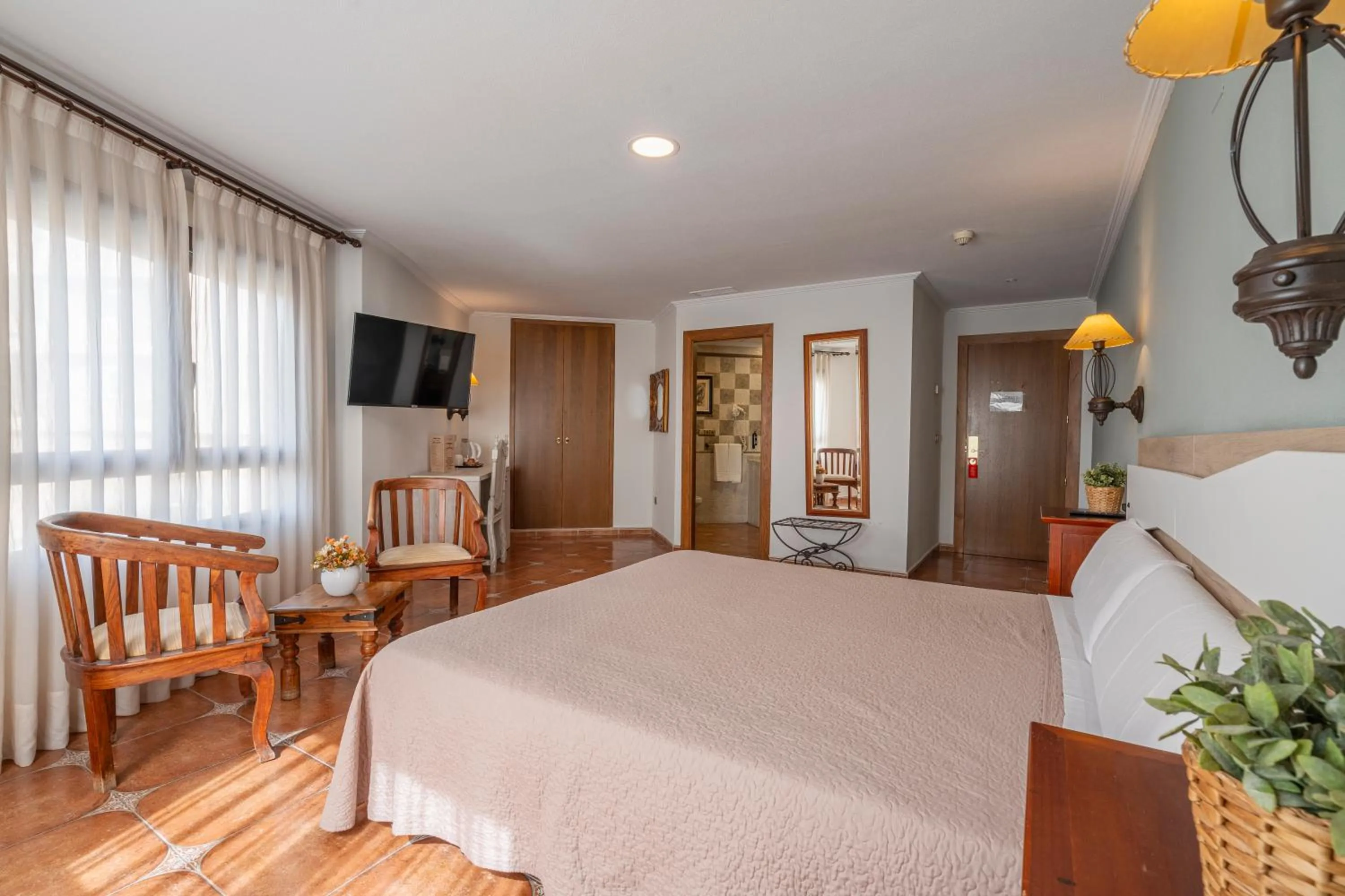 Bed in Hostal La Posada