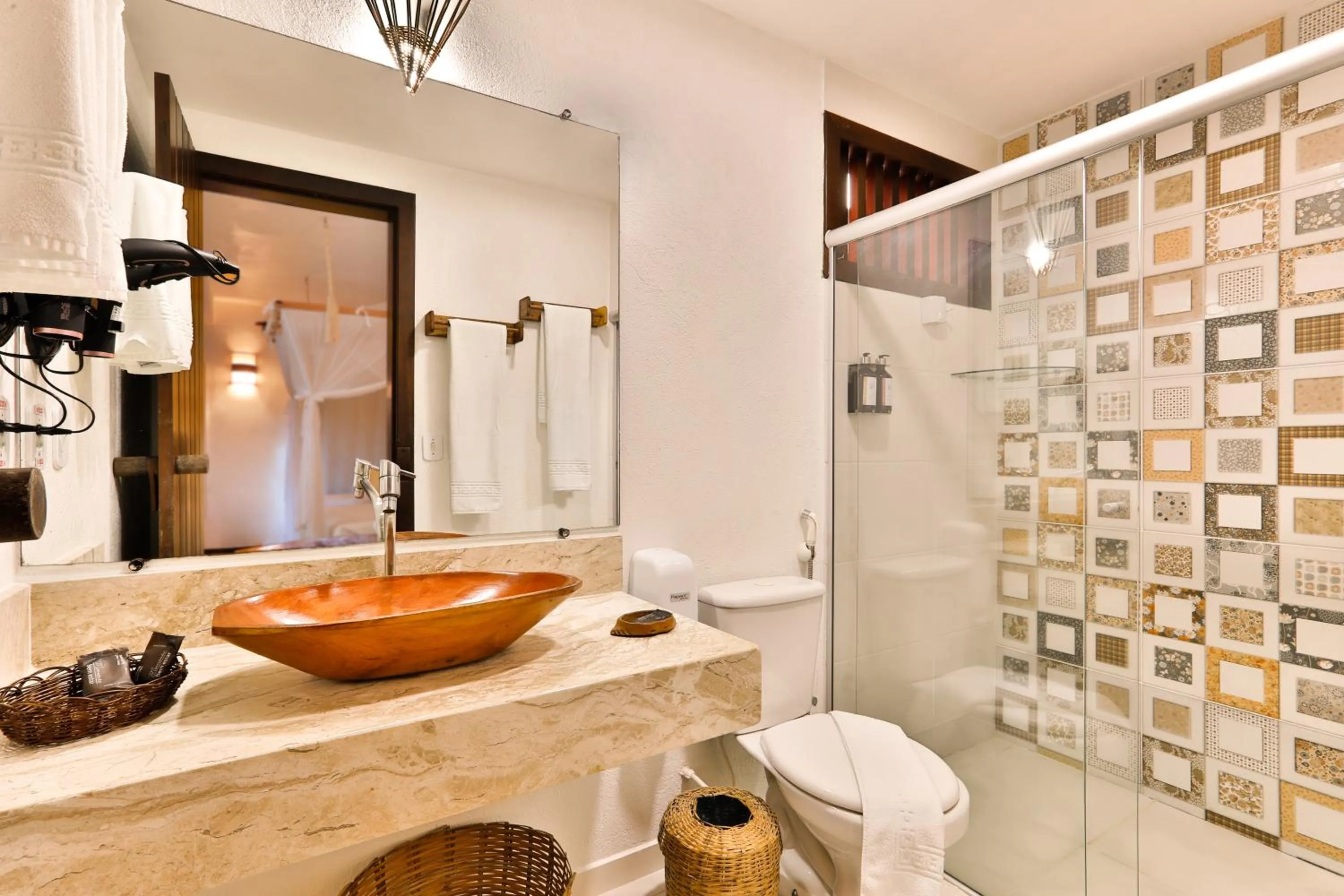 Shower in Paraíso Ecológico Pousada & SPA