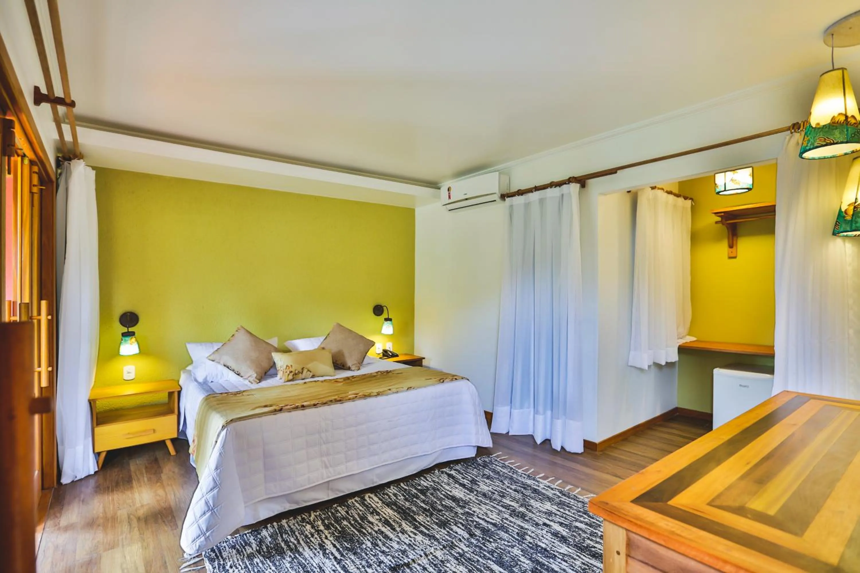 Bed in Paraíso Ecológico Pousada & SPA