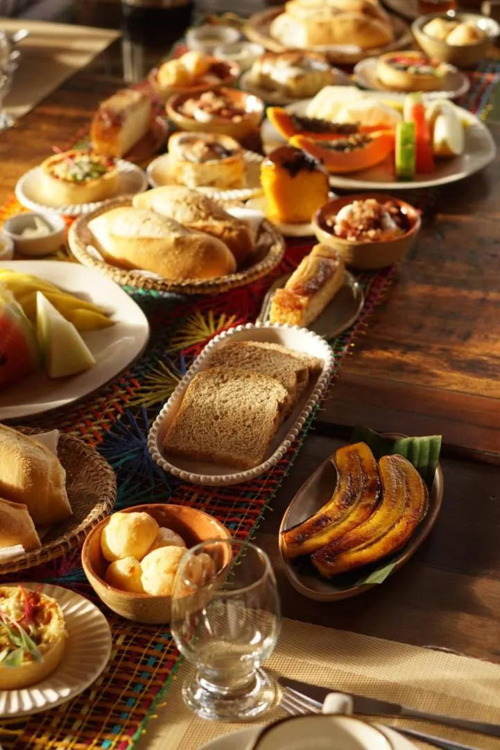 Breakfast in Paraíso Ecológico Pousada & SPA