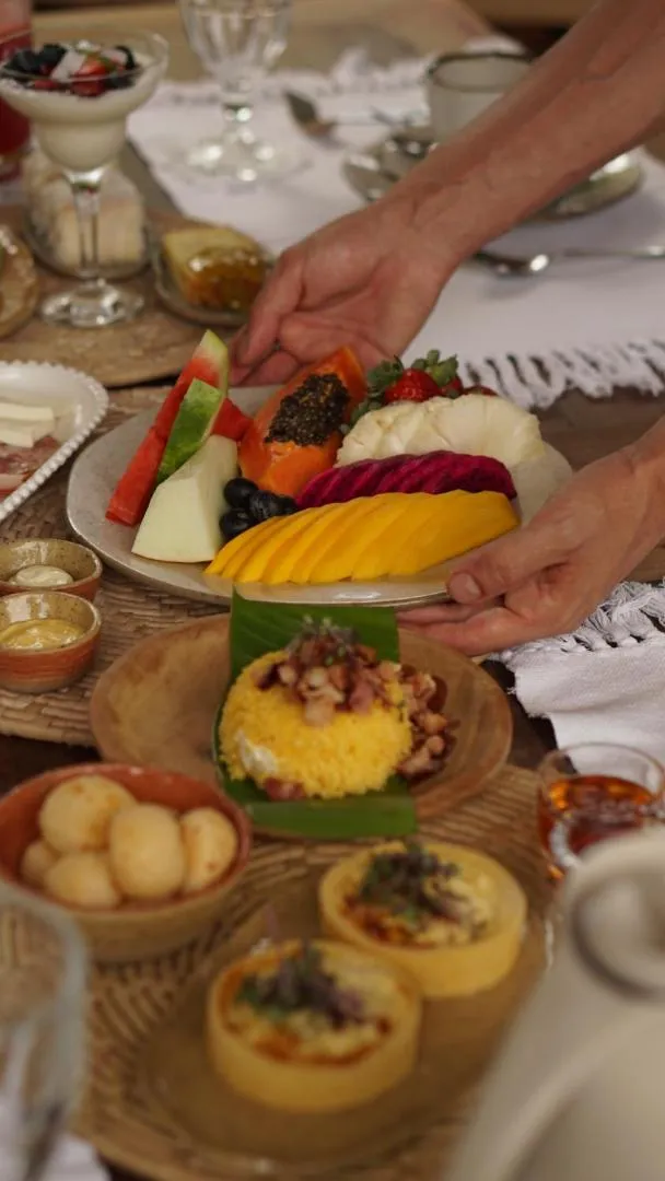 Breakfast in Paraíso Ecológico Pousada & SPA